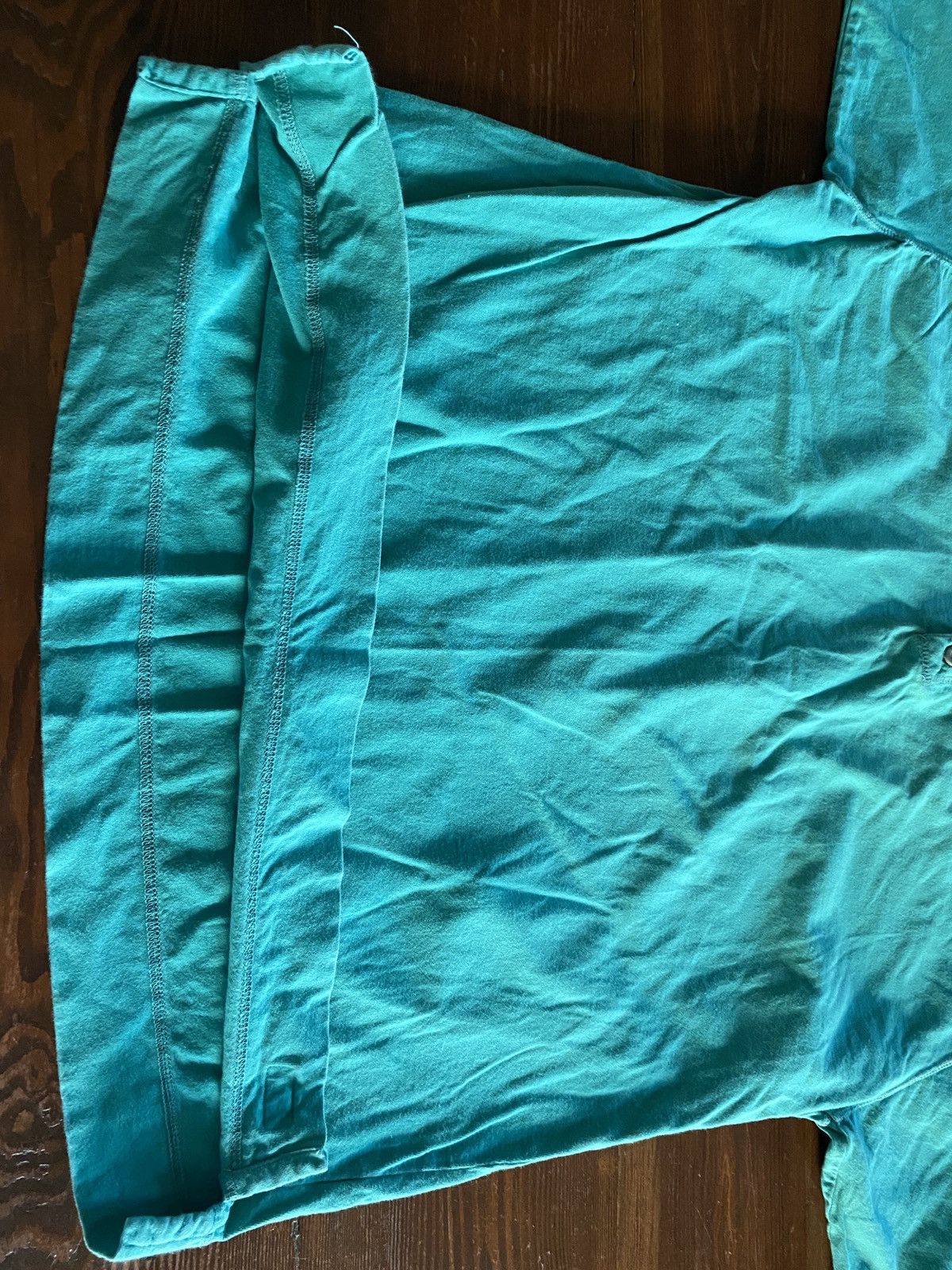 Levi's Vintage 90’s Levi’s Turquoise Henley Style Tee Size US L / EU 52-54 / 3 - 6 Thumbnail