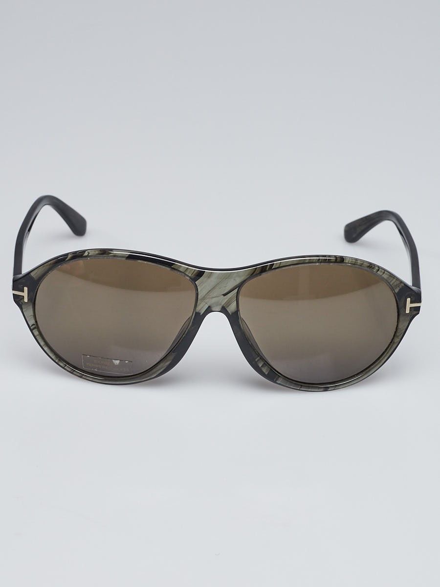 Tom Ford Tom Ford Tyler TF 398 20B Transparent Marble Sunglasses Size ONE SIZE - 2 Thumbnail