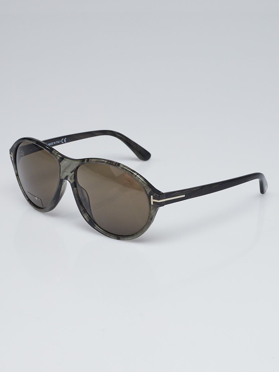Tom Ford Tom Ford Tyler TF 398 20B Transparent Marble Sunglasses Size ONE SIZE - 3 Thumbnail