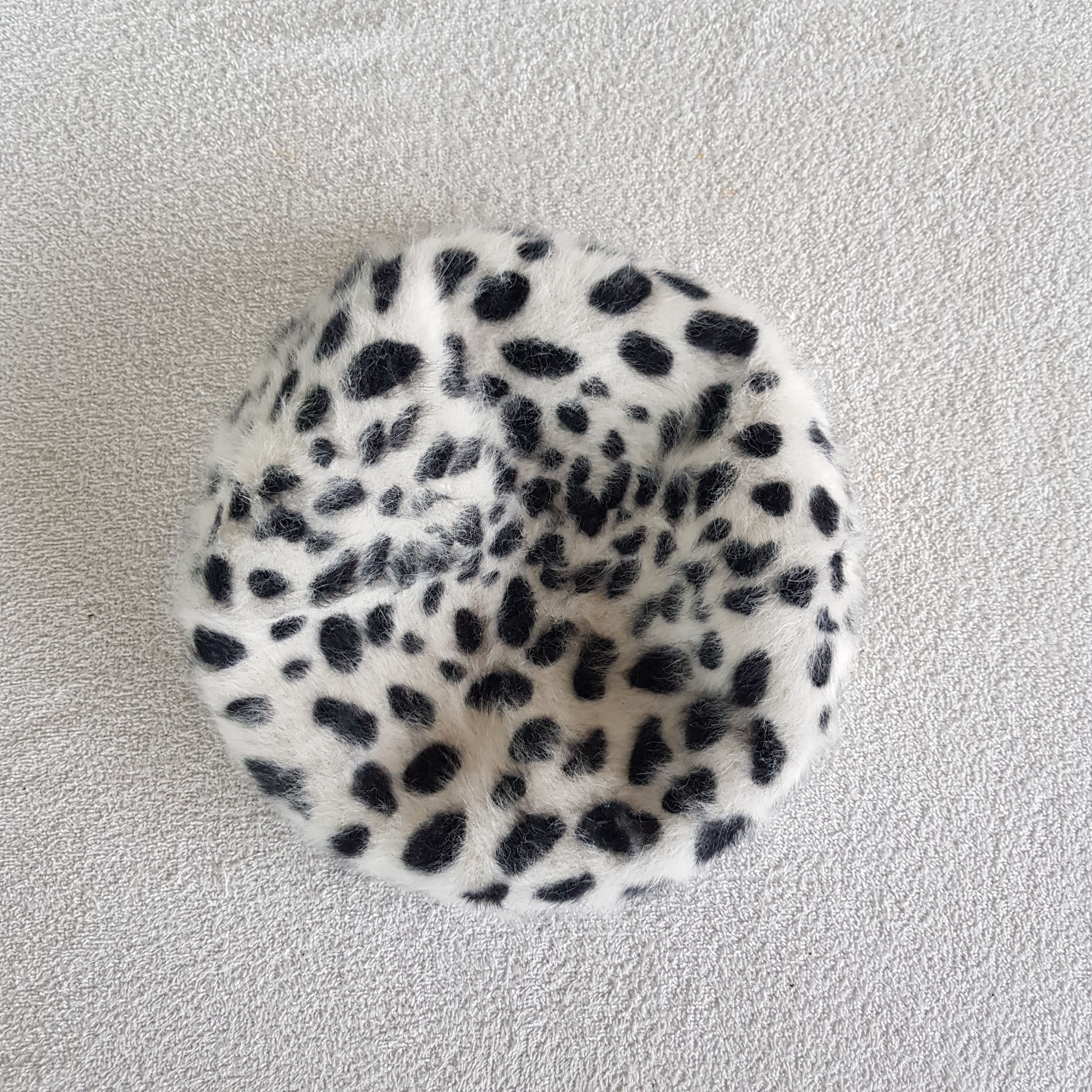 Japanese Brand × Vintage Albino Leopard Beanie Snow Cap Albino Leopard Faux Fur Hats Size ONE SIZE - 5 Thumbnail