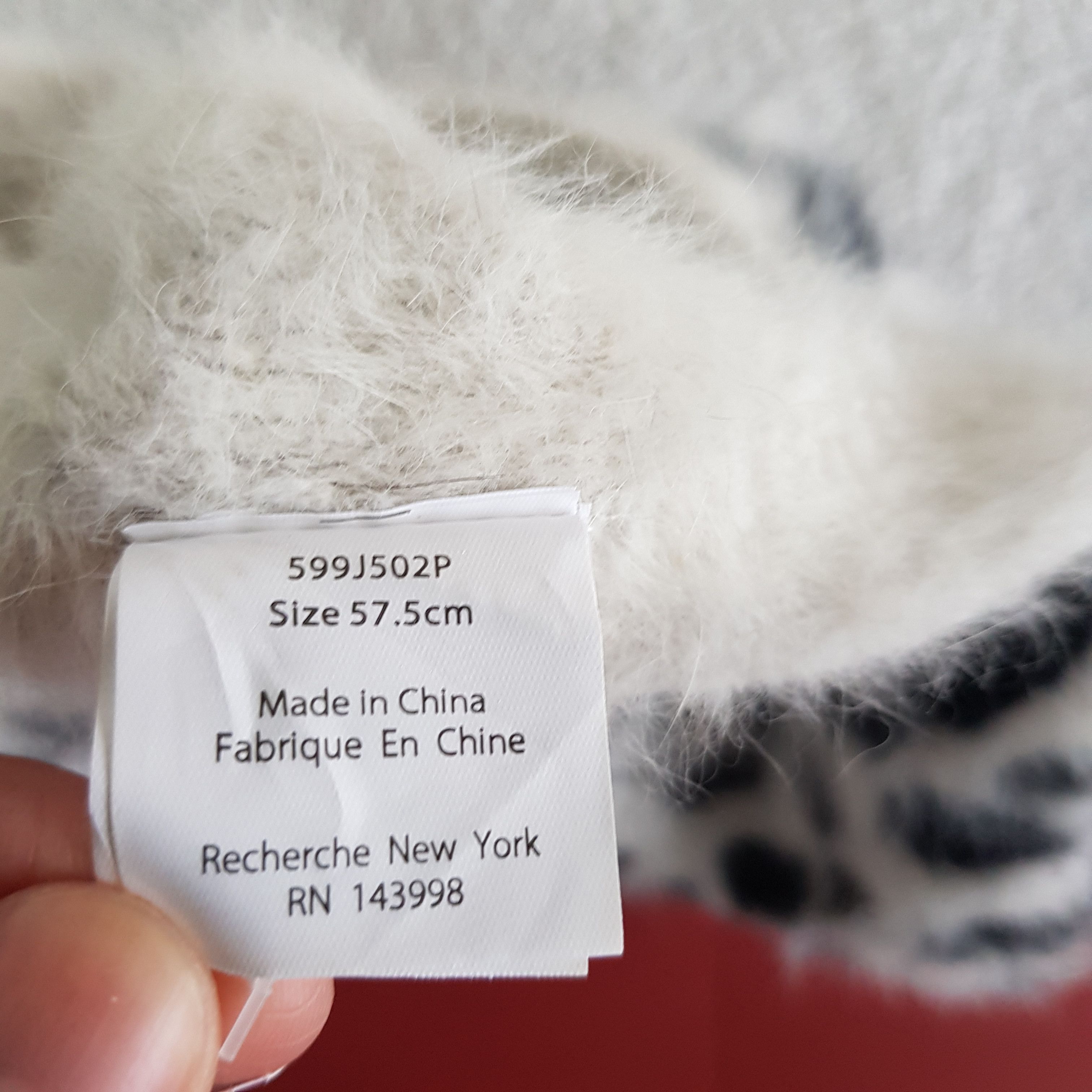 Japanese Brand × Vintage Albino Leopard Beanie Snow Cap Albino Leopard Faux Fur Hats Size ONE SIZE - 6 Thumbnail