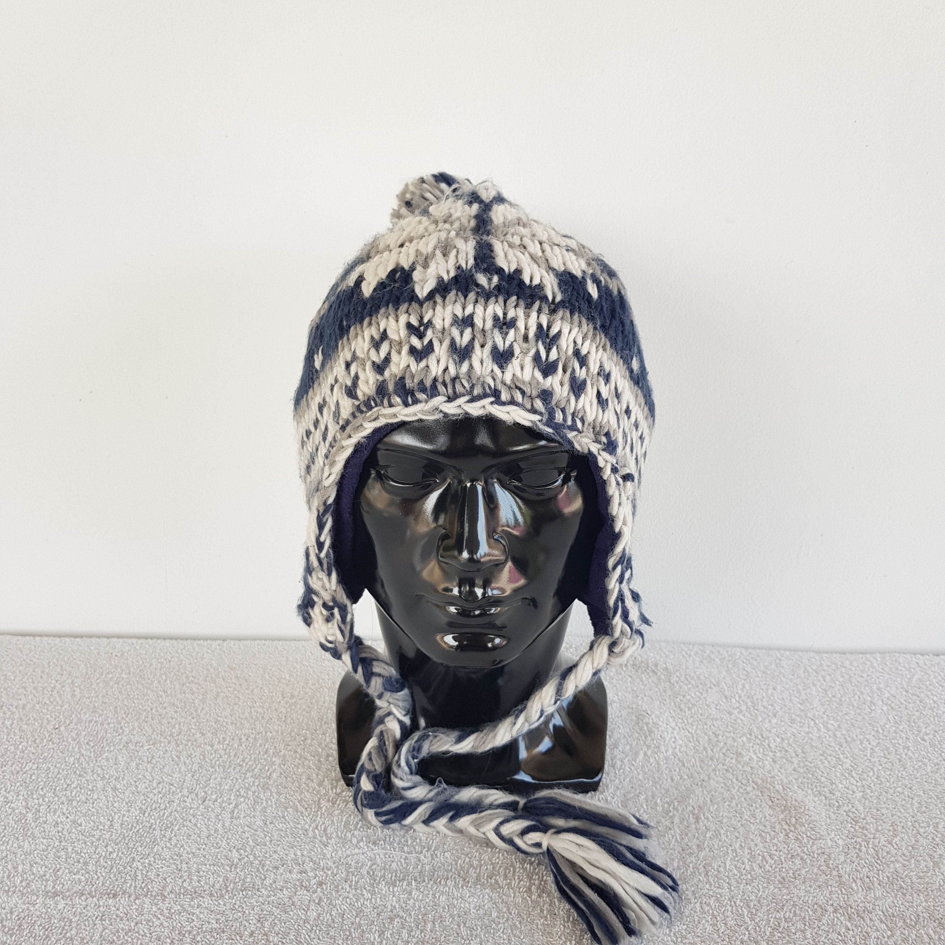 Japanese Brand Unknown Japanese Beanie Snow Cap Knitted Crochet Hats Size ONE SIZE - 1 Thumbnail