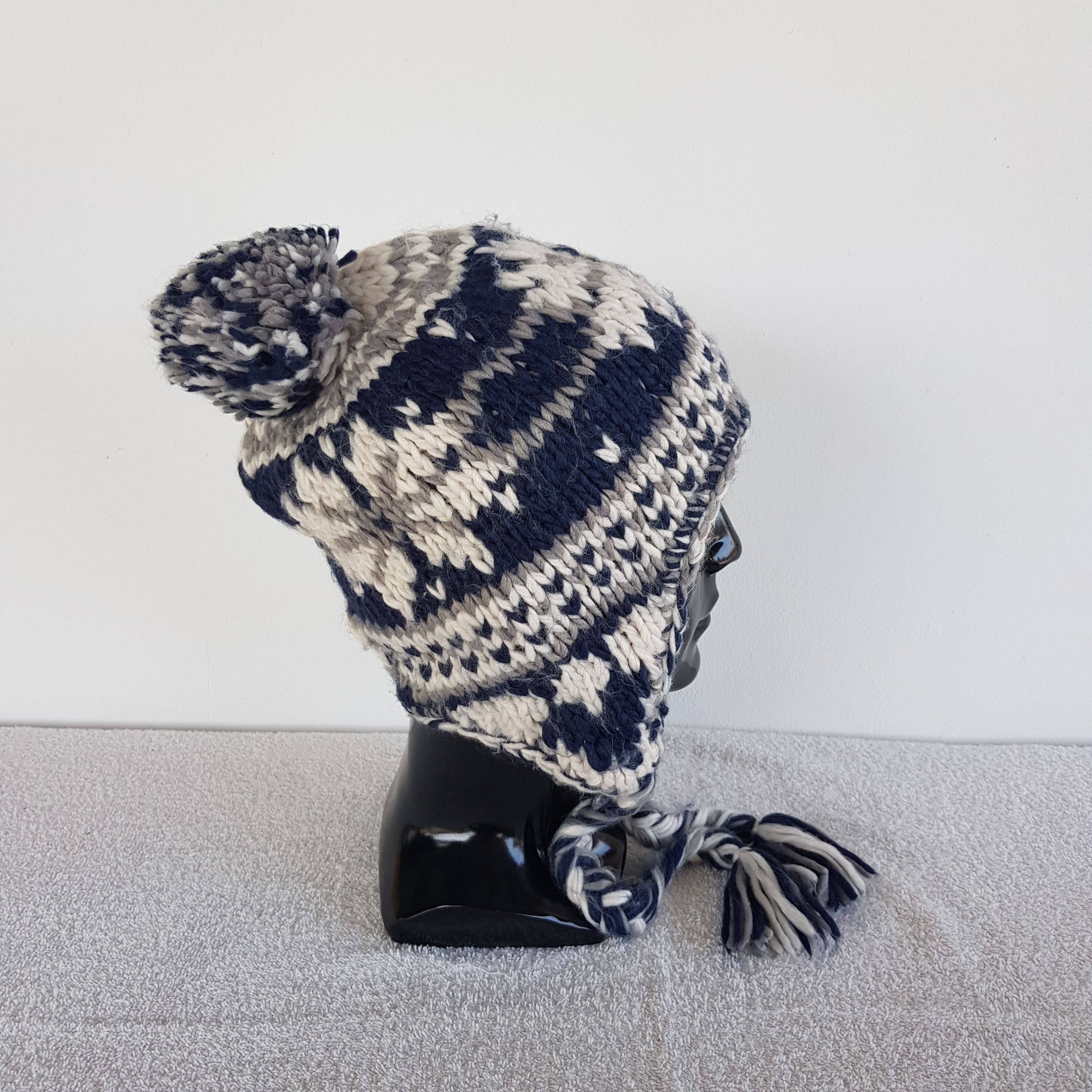 Japanese Brand Unknown Japanese Beanie Snow Cap Knitted Crochet Hats Size ONE SIZE - 3 Thumbnail