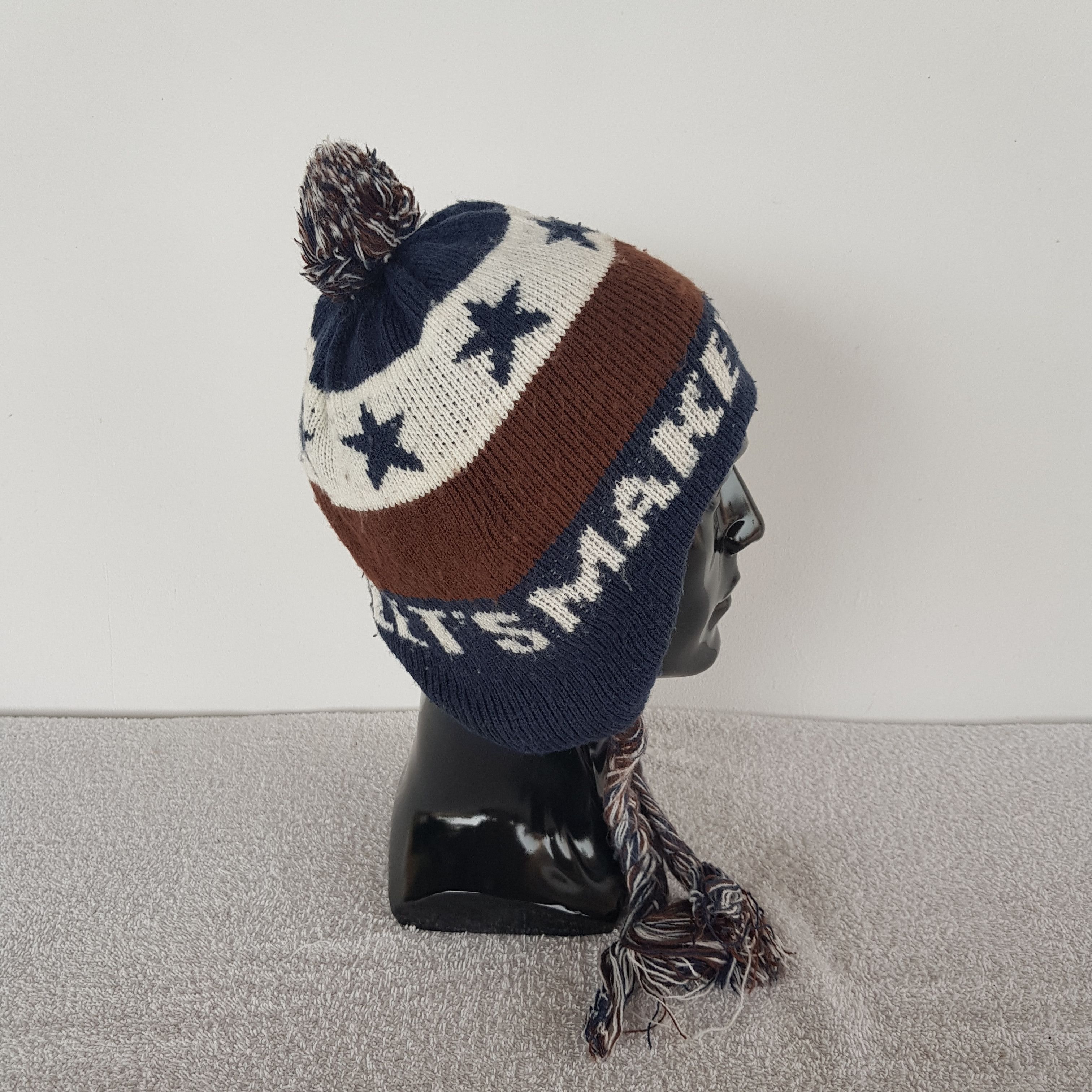 Vintage Make Magic Beanie Japanese Snow Cap Earflap Hats Size ONE SIZE - 3 Thumbnail