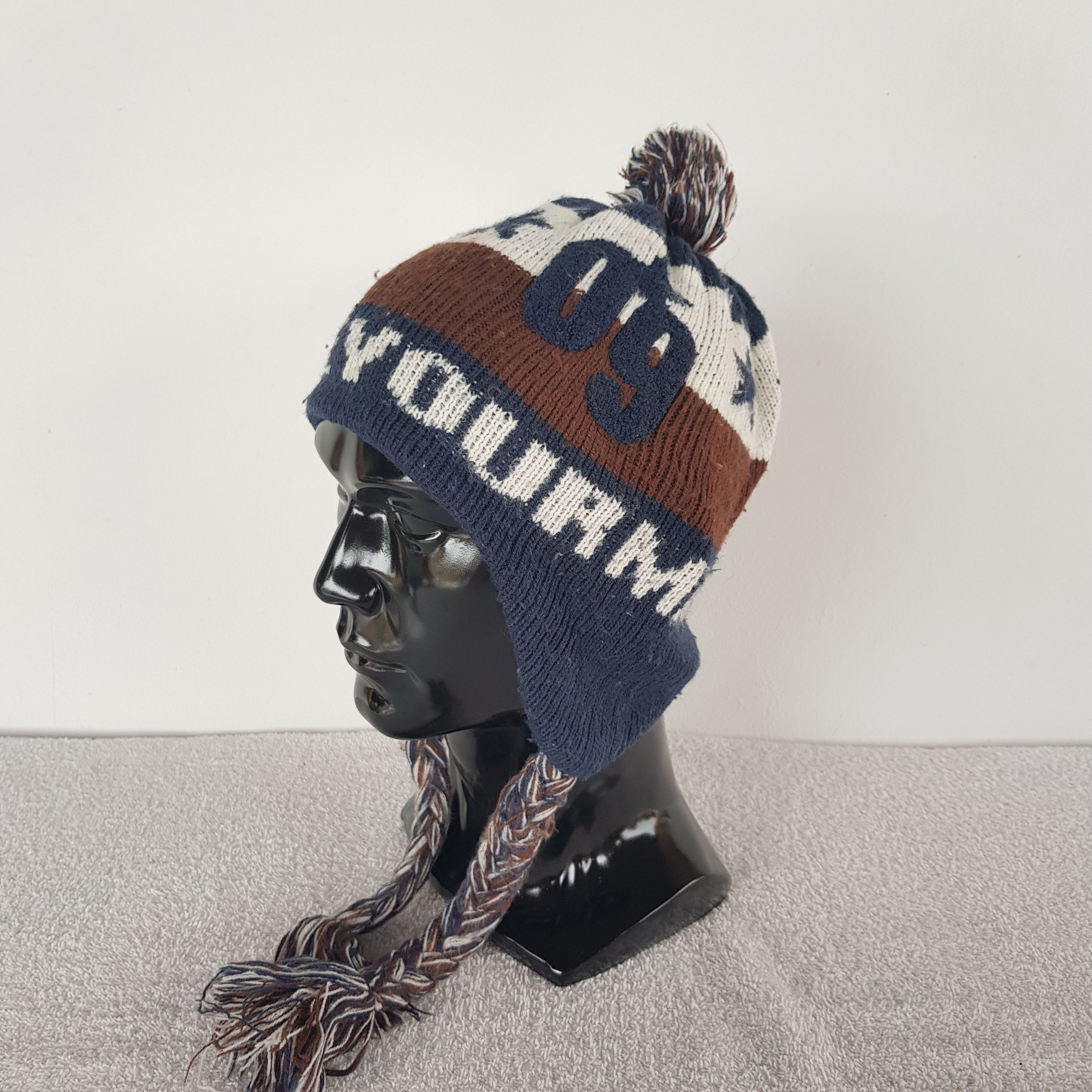 Vintage Make Magic Beanie Japanese Snow Cap Earflap Hats Size ONE SIZE - 1 Thumbnail