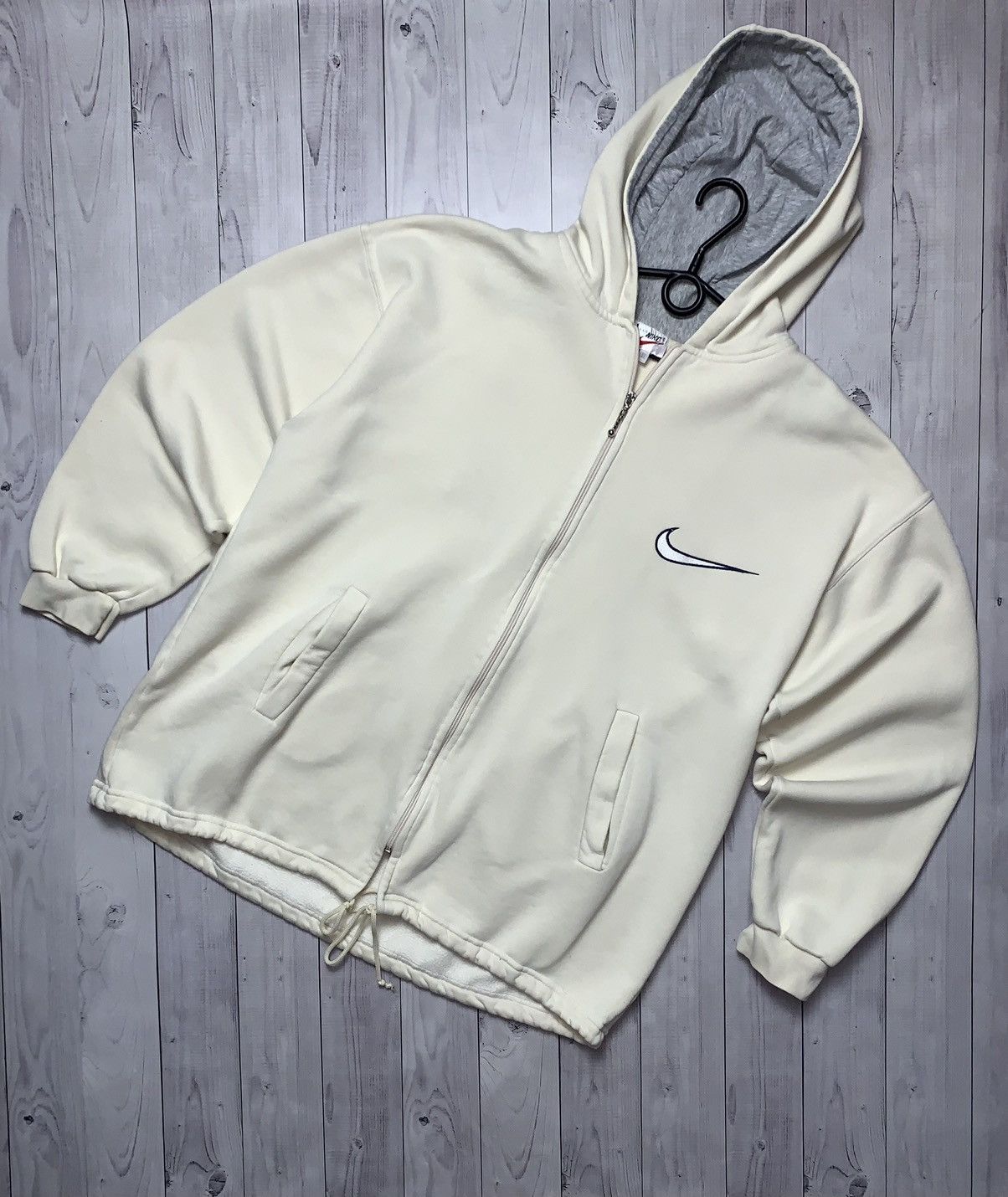 Nike × Vintage Vintage Nike hoodie big logo size XL Size US XL / EU 56 / 4 - 4 Thumbnail