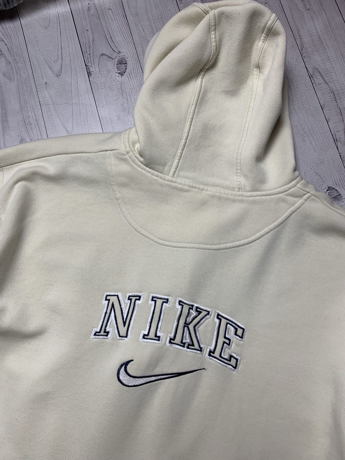 Nike × Vintage Vintage Nike hoodie big logo size XL Size US XL / EU 56 / 4 - 2 Thumbnail