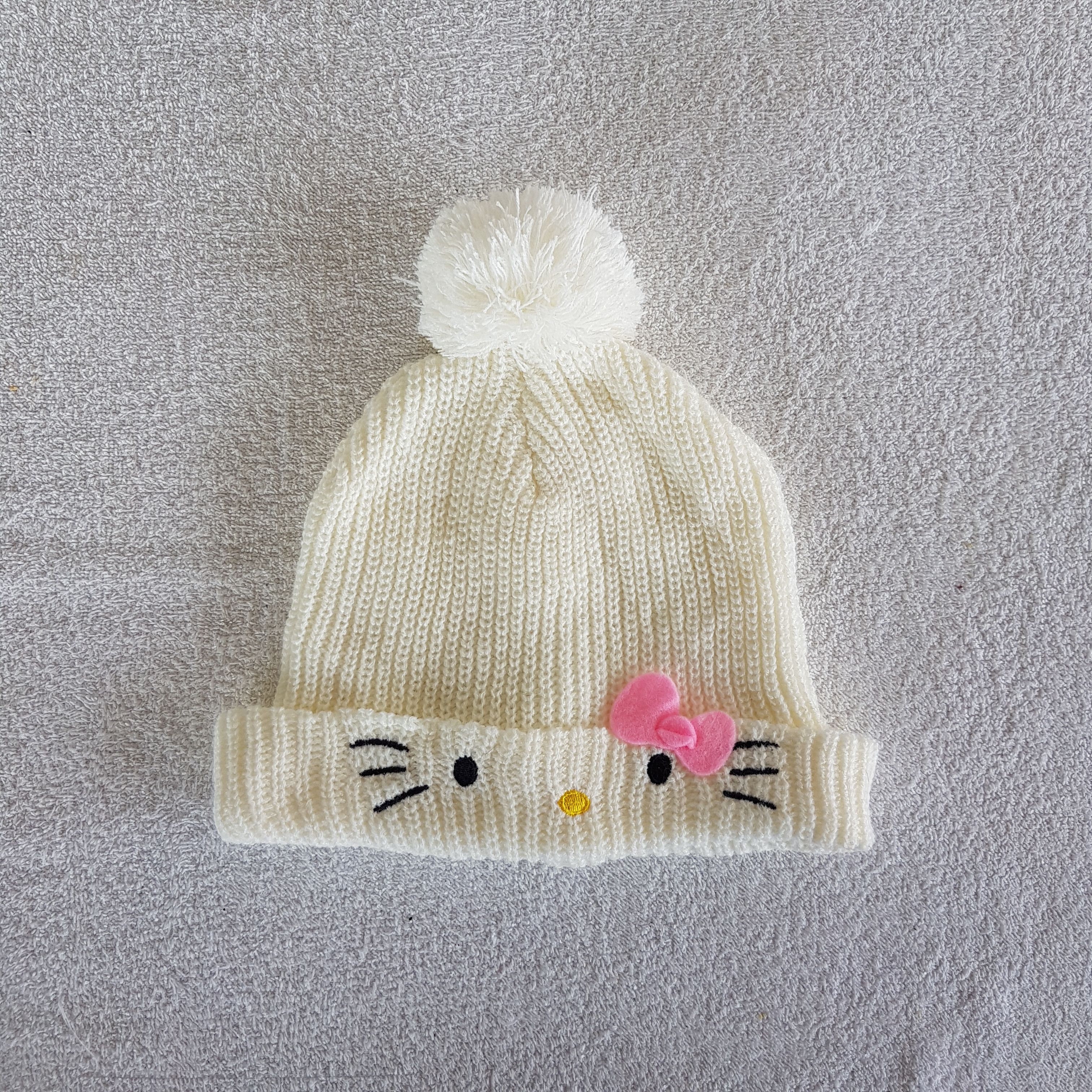 Japanese Brand × Vintage Hello Kitty Beanie Japanese Snow Cap Cartoon Kanye Hats Size ONE SIZE - 5 Thumbnail
