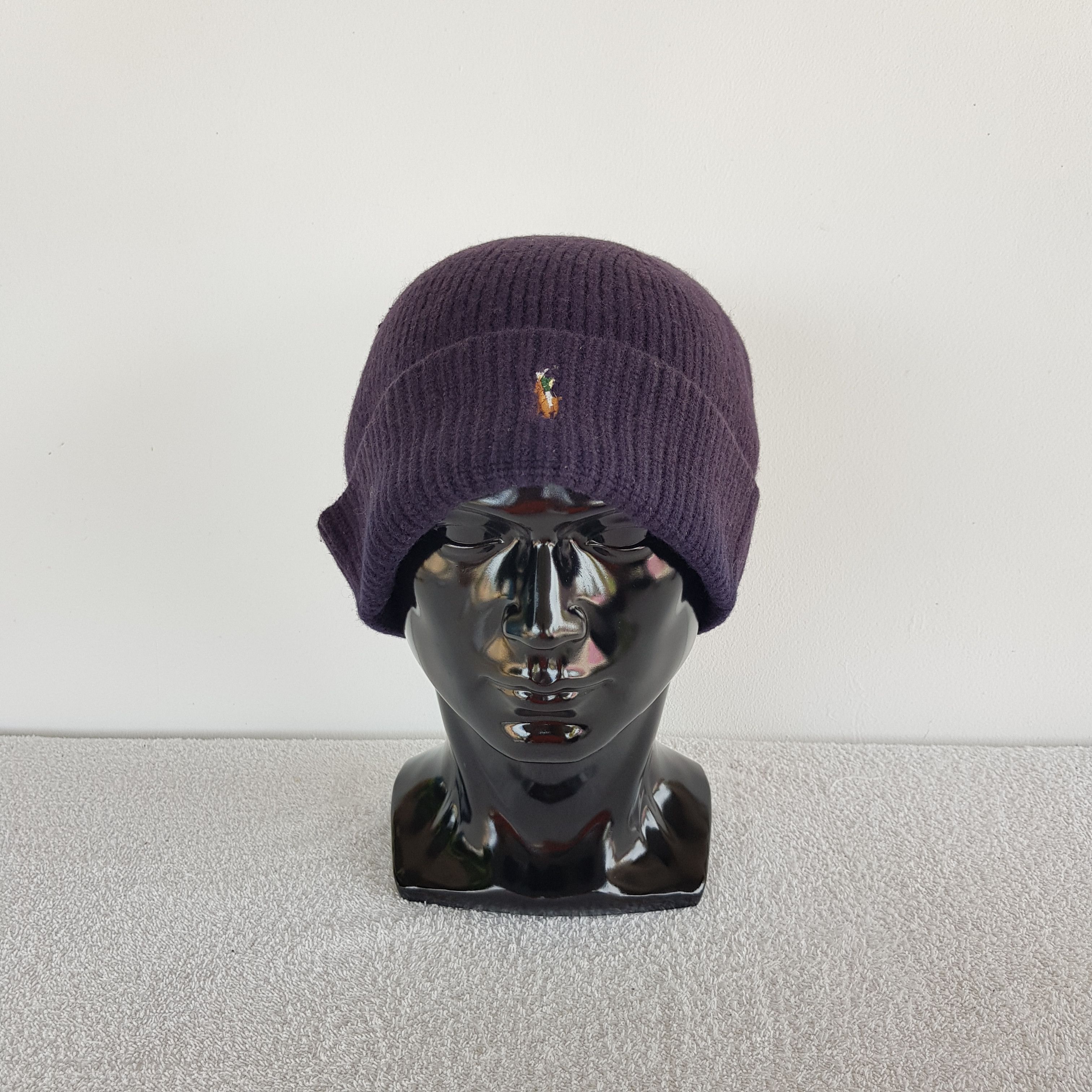 Japanese Brand × Vintage Polo Ralph Lauren Beanie Snow Cap Knitted Hats - AC10431. Size ONE SIZE - 1 Thumbnail