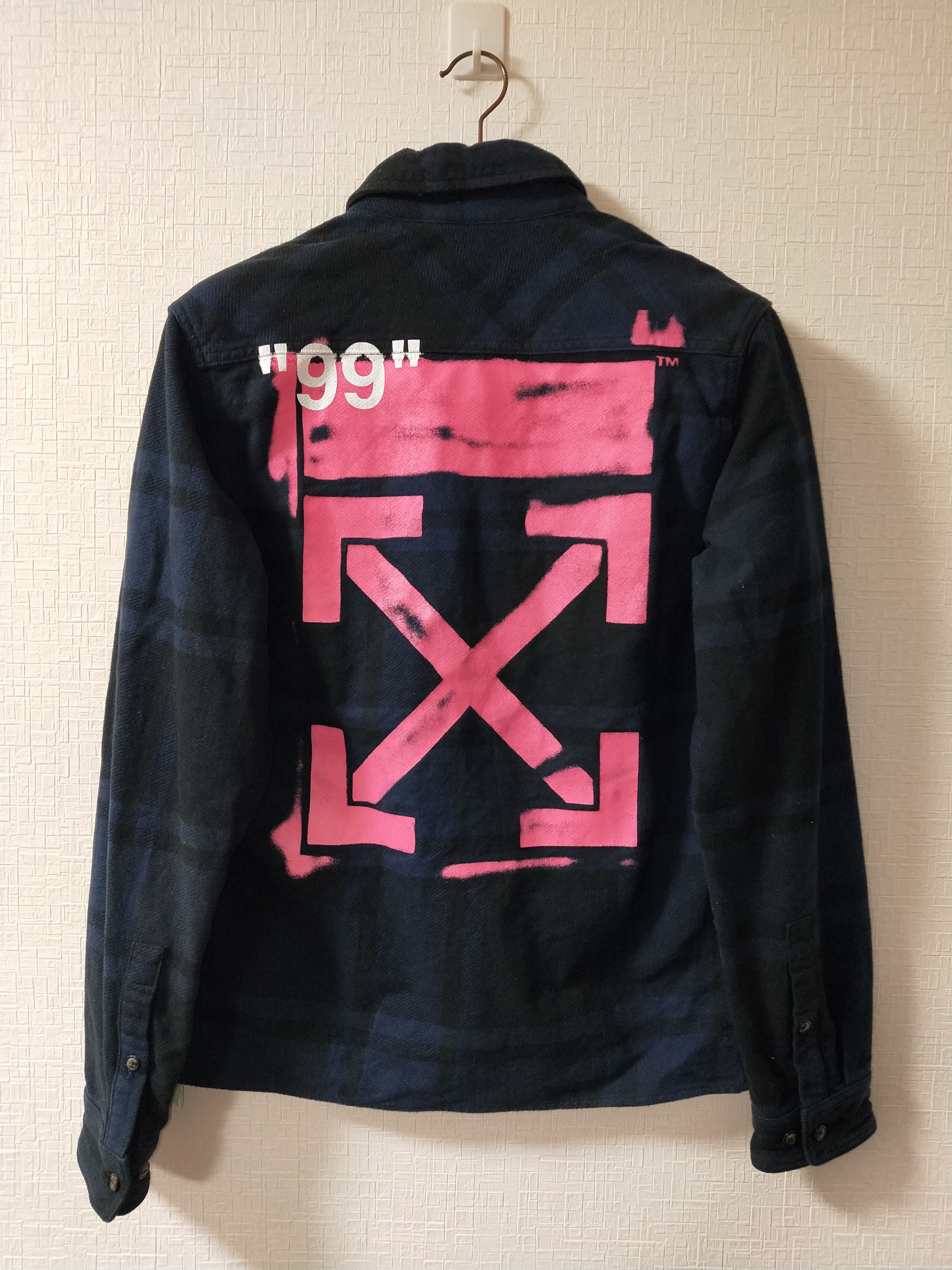 Off-White Stencil Check Shirt Size US S / EU 44-46 / 1 - 1 Thumbnail