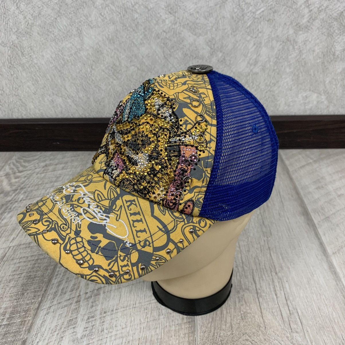 Ed Hardy 💥RARE! ED HARDY SKULL TRUCKER HAT Size ONE SIZE - 2 Thumbnail