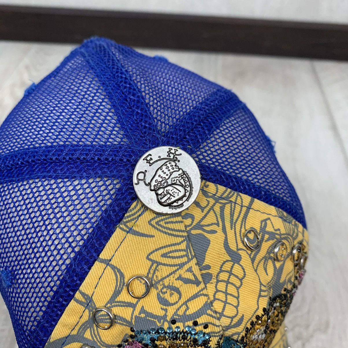 Ed Hardy 💥RARE! ED HARDY SKULL TRUCKER HAT Size ONE SIZE - 5 Thumbnail