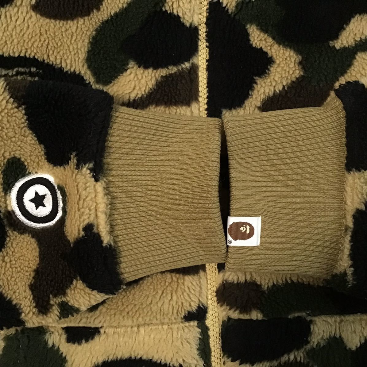 Bape BAPE Boar Shark full zip hoodie 1st camo yellow Size US L / EU 52-54 / 3 - 6 Thumbnail
