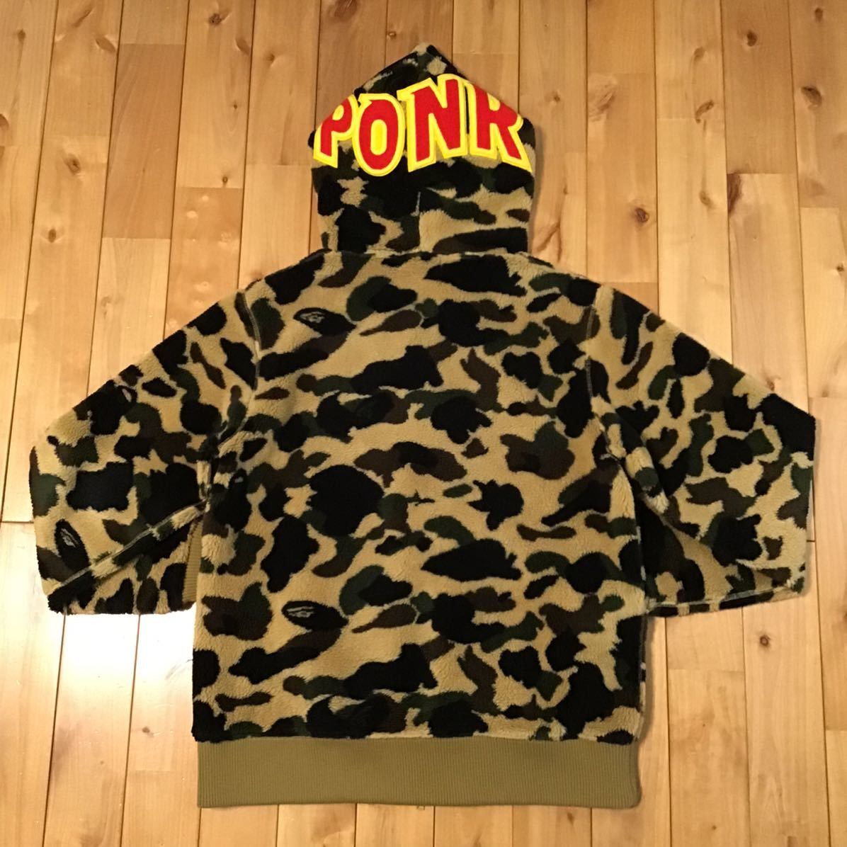 Bape BAPE Boar Shark full zip hoodie 1st camo yellow Size US L / EU 52-54 / 3 - 2 Thumbnail