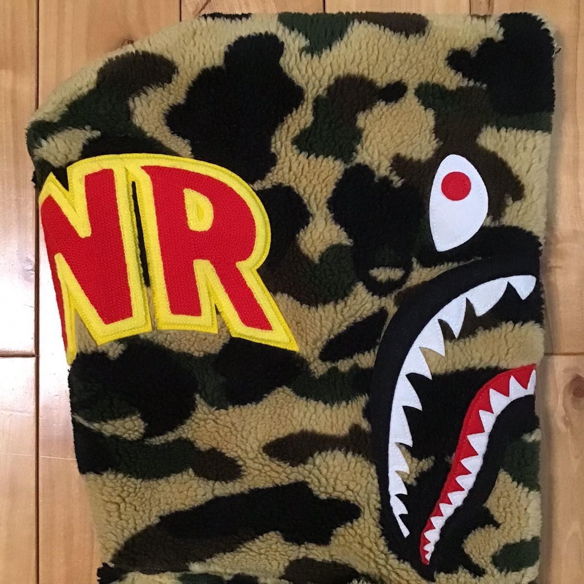 Bape BAPE Boar Shark full zip hoodie 1st camo yellow Size US L / EU 52-54 / 3 - 4 Thumbnail