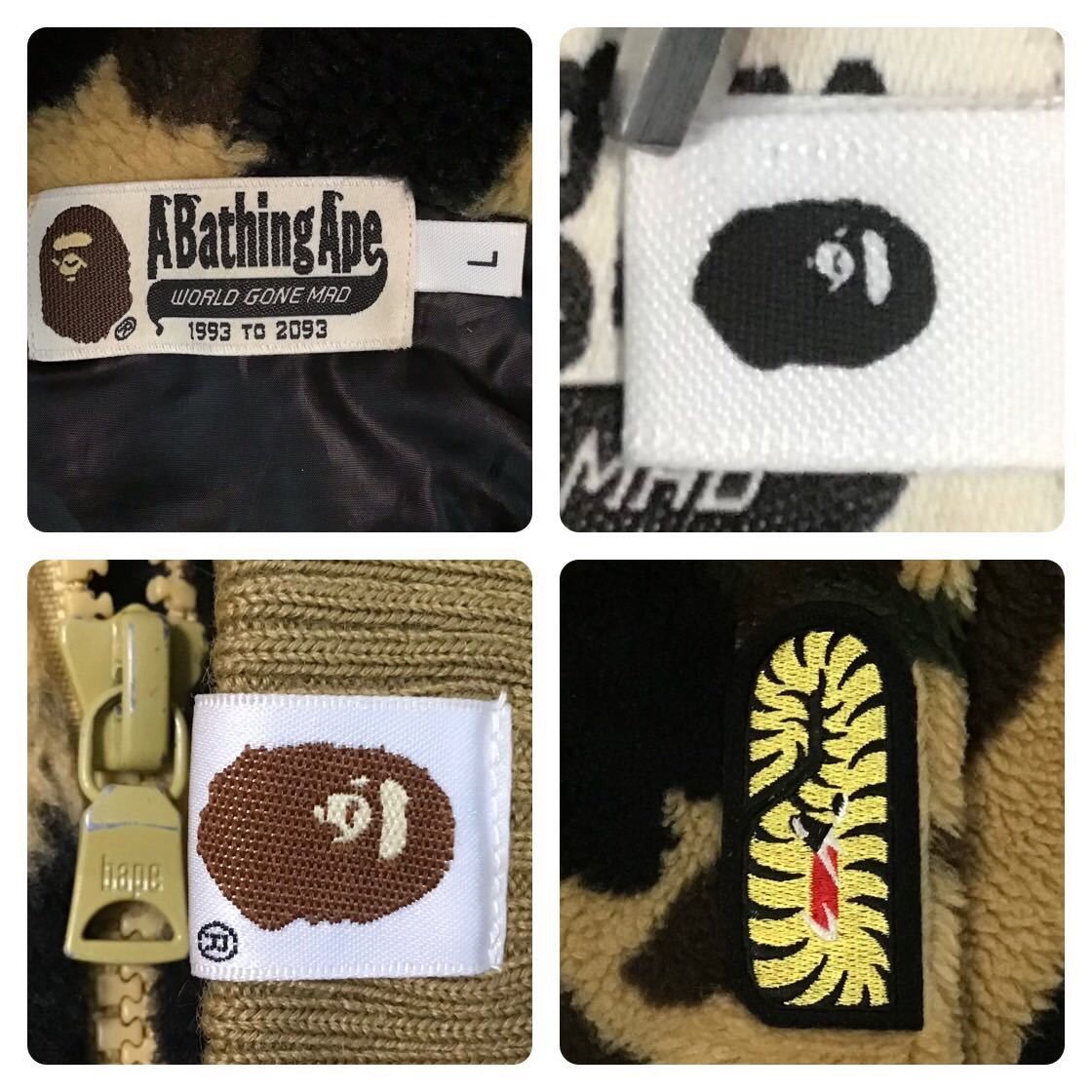 Bape BAPE Boar Shark full zip hoodie 1st camo yellow Size US L / EU 52-54 / 3 - 9 Thumbnail