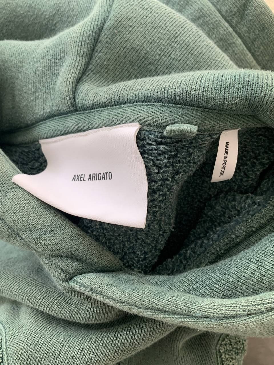 outlet purchases AXEL ARIGATO LEXI HOODIE WASHED GREEN 003 www