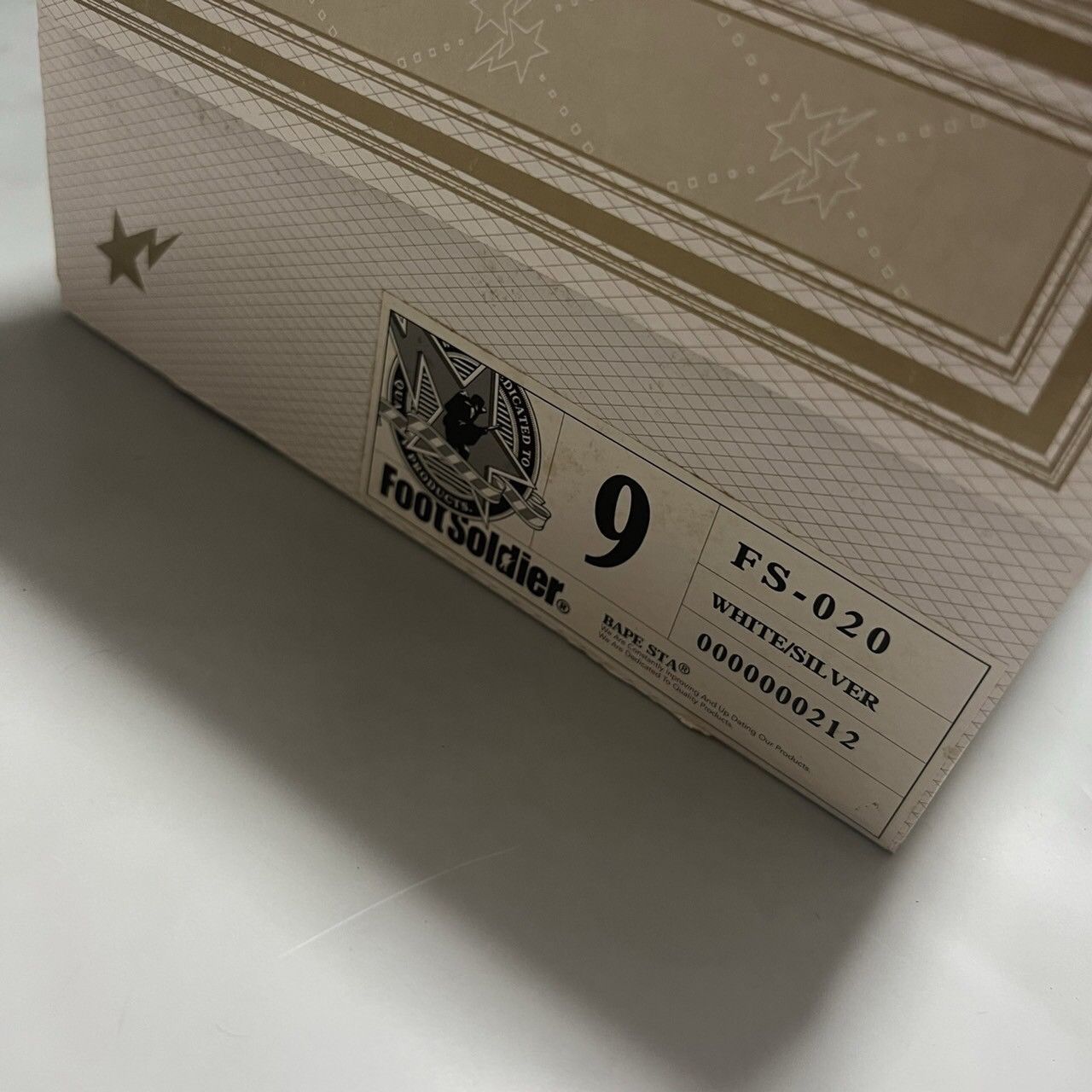 Bape 2003 BAPE sta 10 anniversary silver/gold leather Size US 9 / EU 42 - 8 Thumbnail