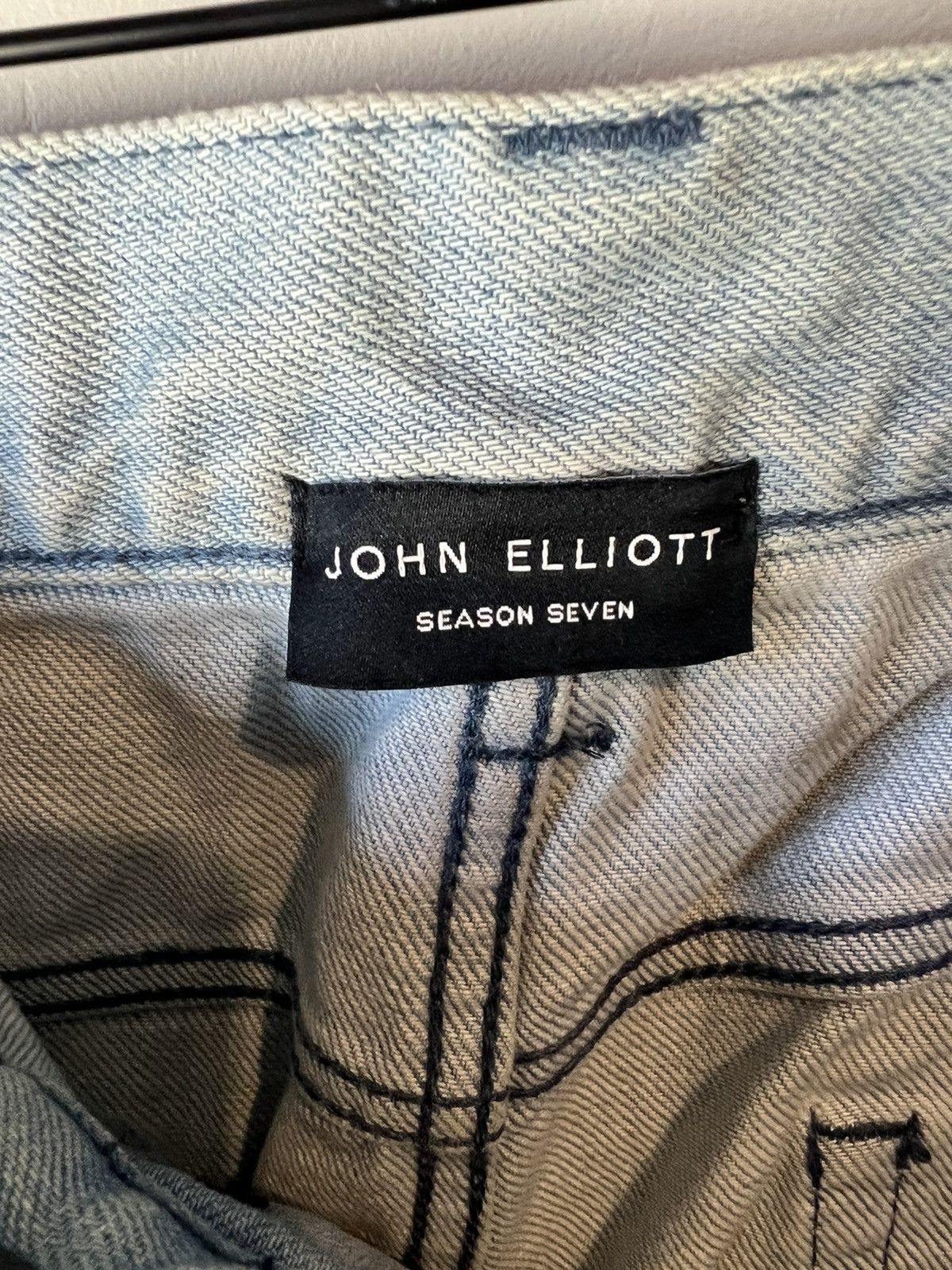 John Elliott John elliott season seven knee dirty blowout denim jeans Size US 34 / EU 50 - 3 Thumbnail