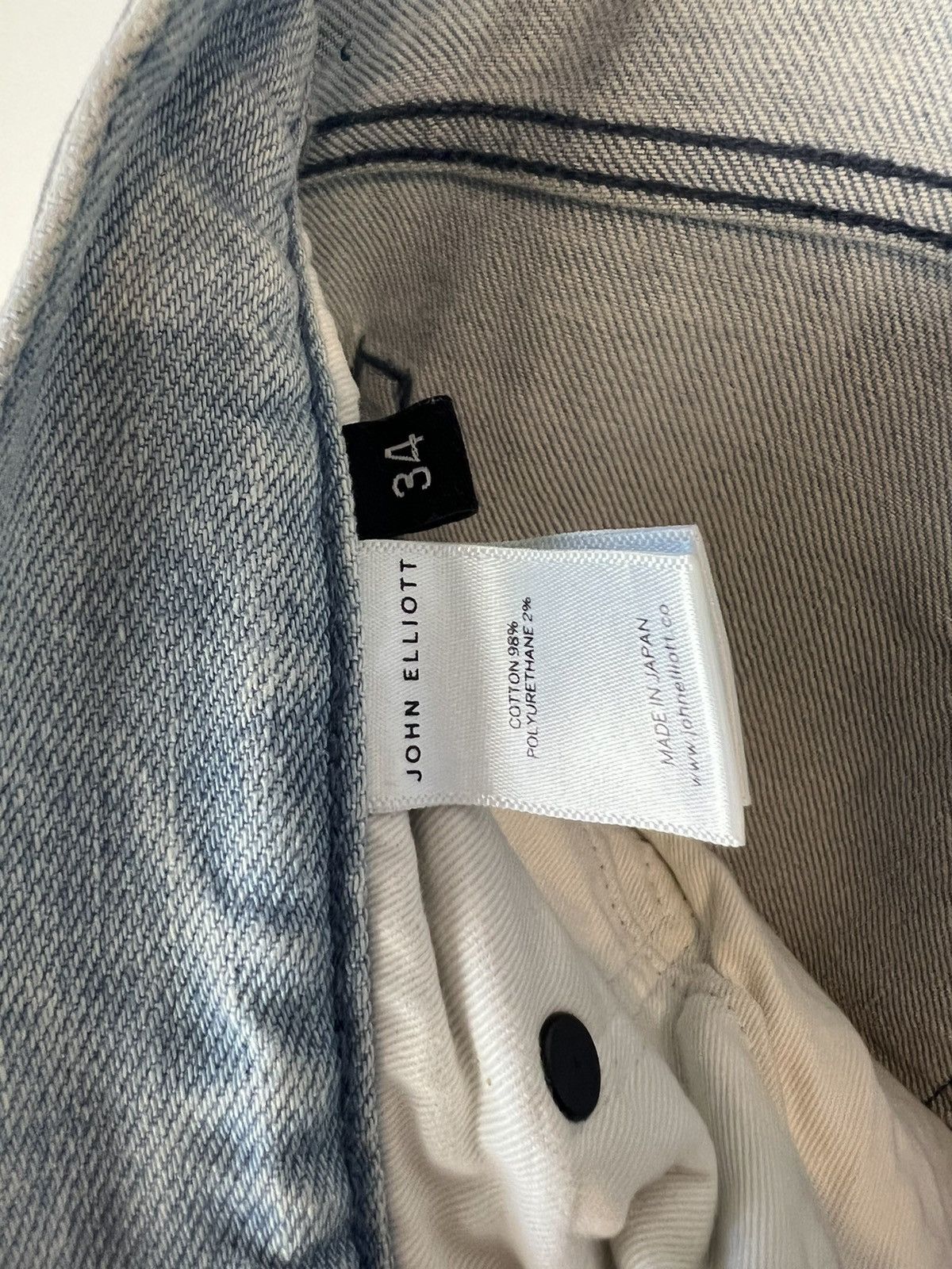 John Elliott John elliott season seven knee dirty blowout denim jeans Size US 34 / EU 50 - 4 Thumbnail