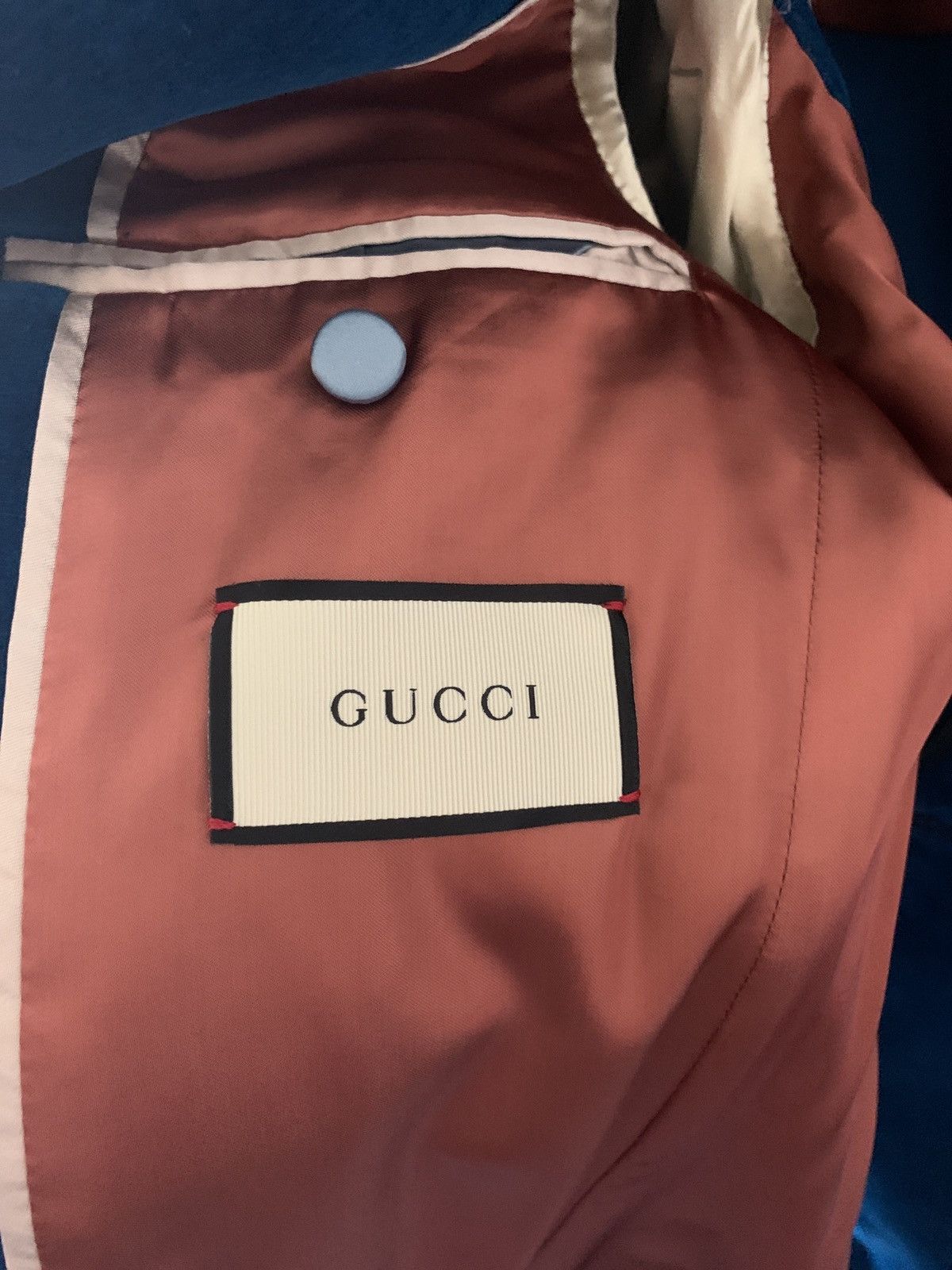 Gucci Gucci Passementerie Trimmed Velvet Jacket (sz 46) Size 46R - 4 Thumbnail