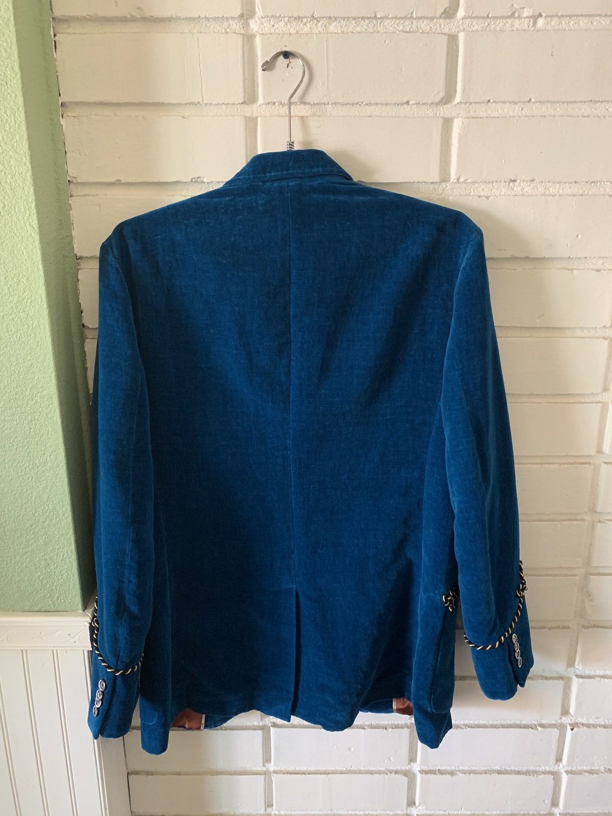 Gucci Gucci Passementerie Trimmed Velvet Jacket (sz 46) Size 46R - 2 Thumbnail