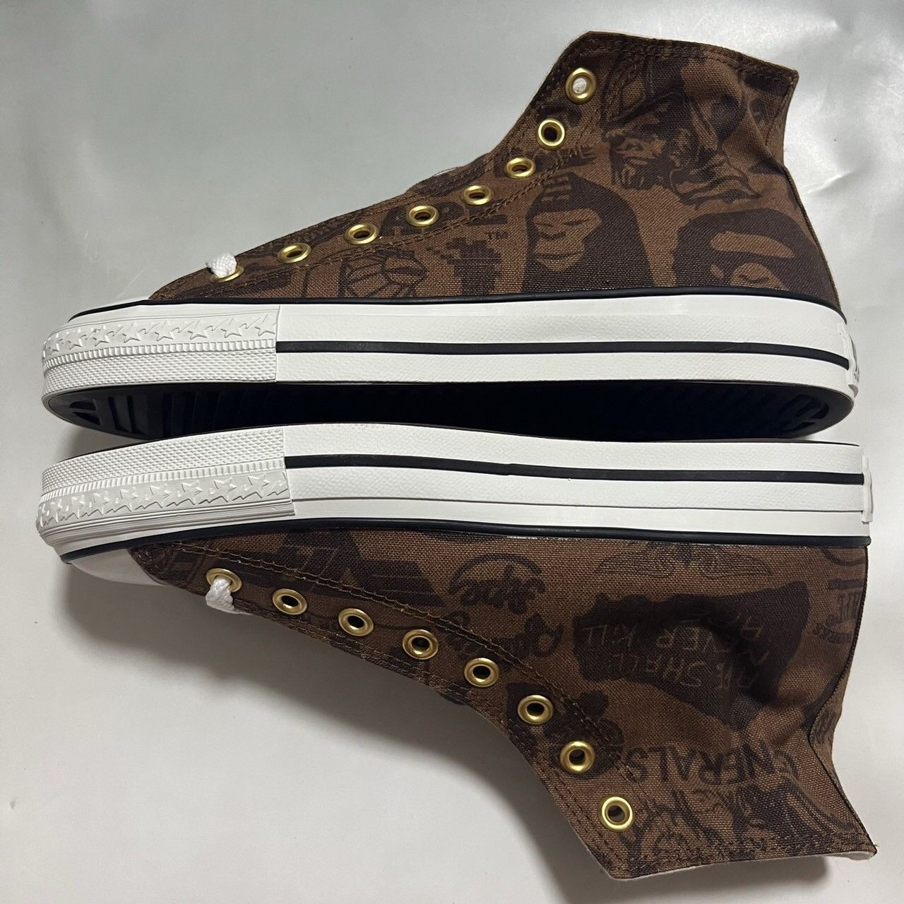 Bape BAPE APEsta Logo's brown canvas Size US 7 / EU 40 - 3 Thumbnail