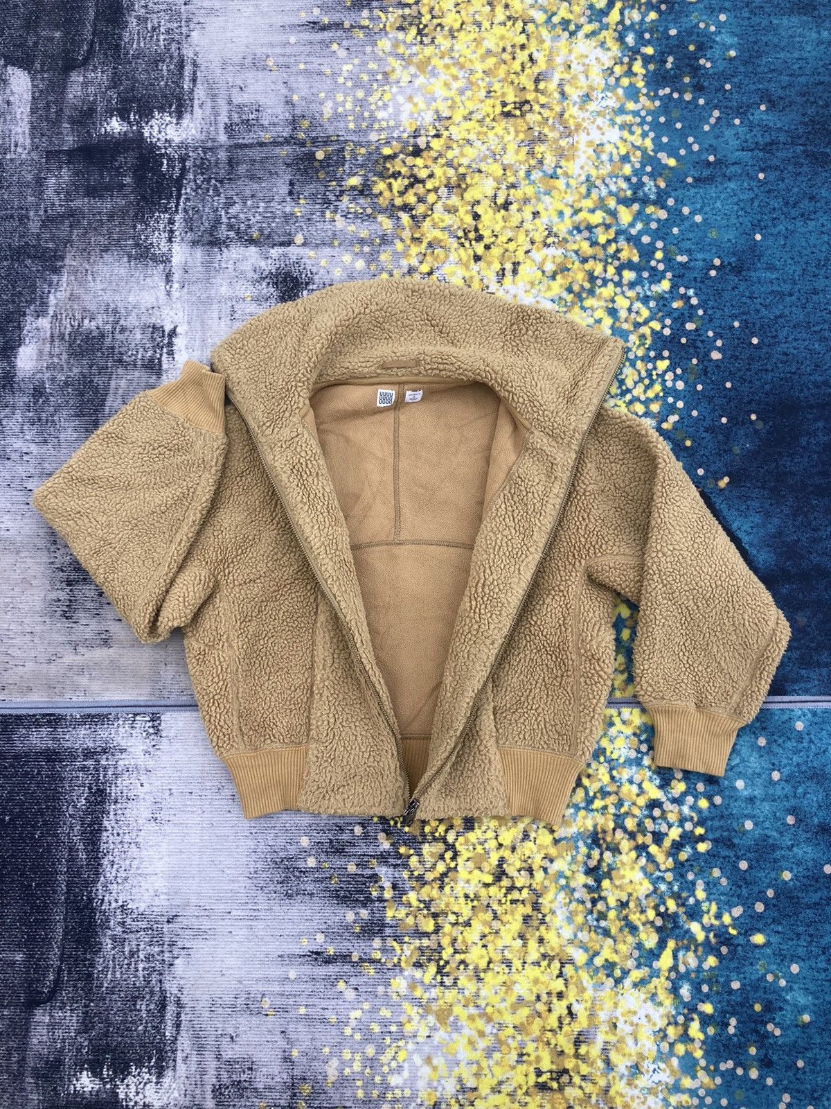 image of Christophe Lemaire x Uniqlo Christopher Lemaire X Uniqlo Sherpa Jacket in Brown, Men's (Size Large)