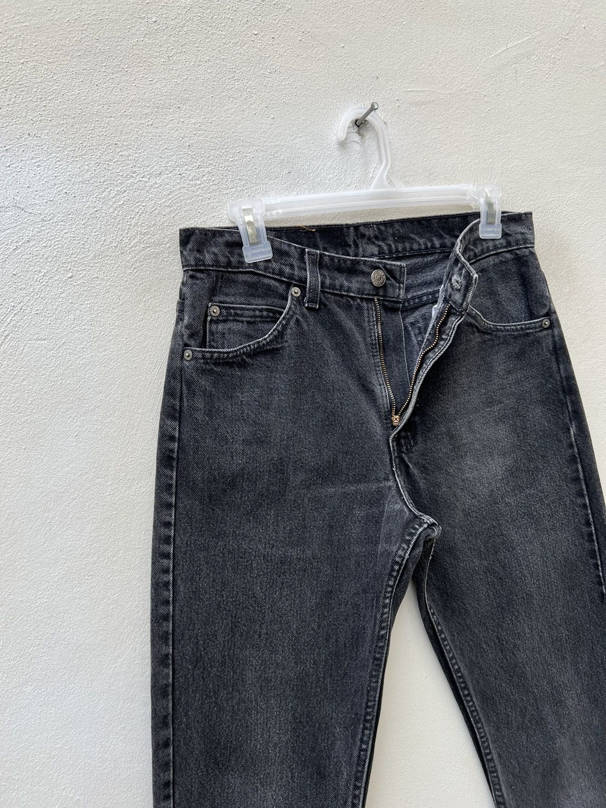 Levi's Vintage 90s Levi’s 505 Orange Tab Faded Black Denim Jeans Size US 30 / EU 46 - 9 Thumbnail