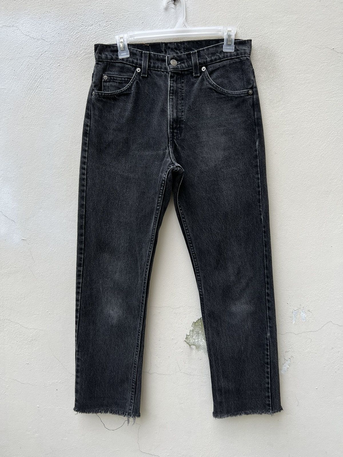 Levi's Vintage 90s Levi’s 505 Orange Tab Faded Black Denim Jeans Size US 30 / EU 46 - 8 Thumbnail