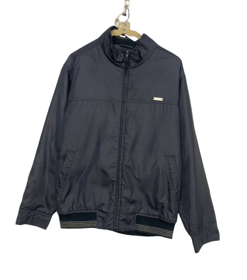 image of Italian Designers Vittorio Carini Zipper Jacket in Black, Men's (Size Medium)