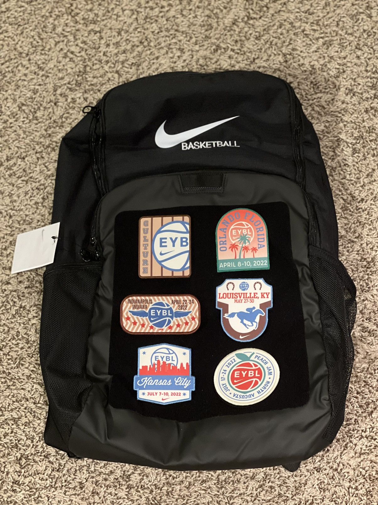 eybl nike backpack