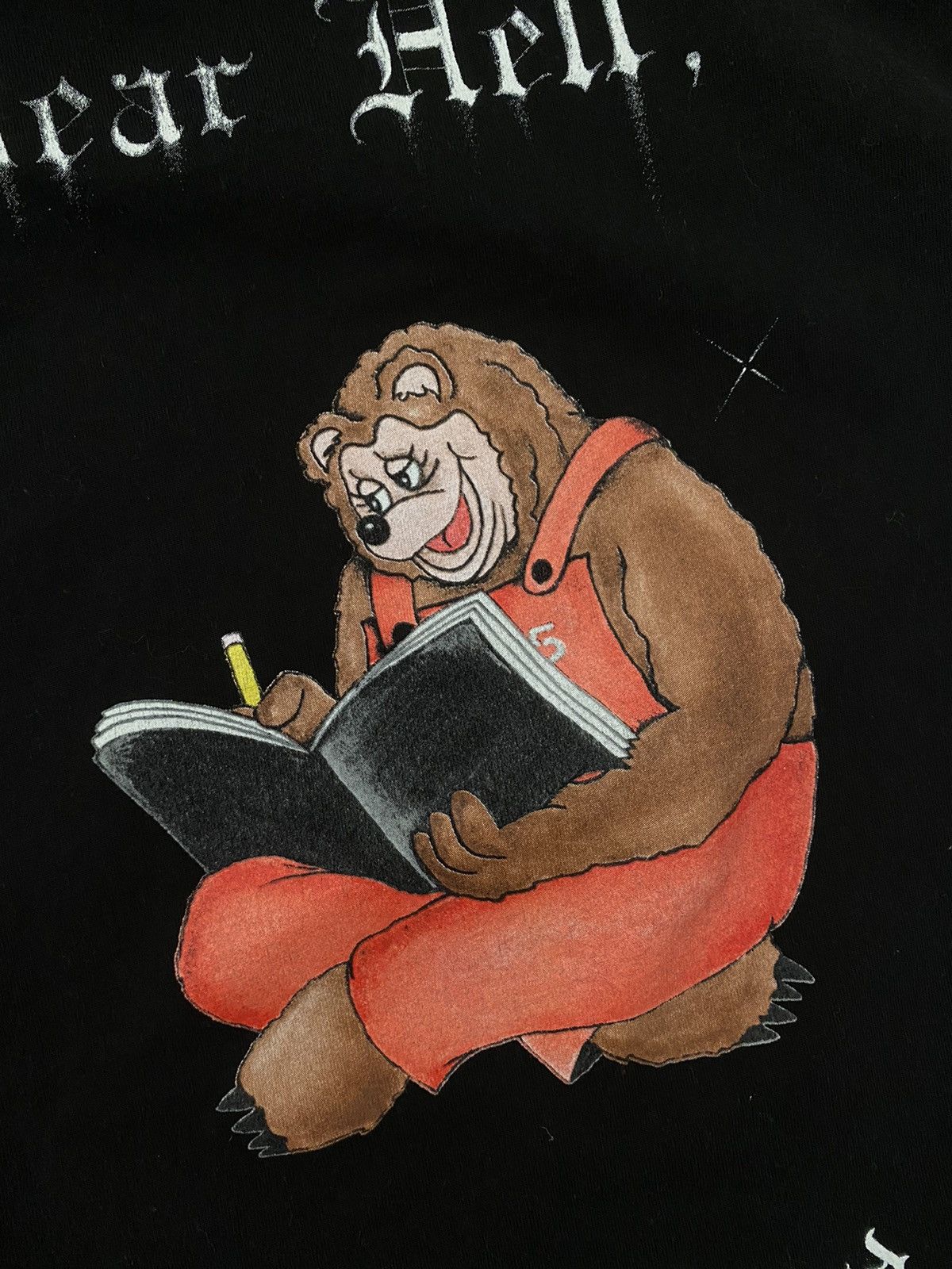 Born X Raised Born x Raised Dear Hell Bear Tee Black Small S 🥣❄️🧊 Cubs Size US S / EU 44-46 / 1 - 2 Thumbnail
