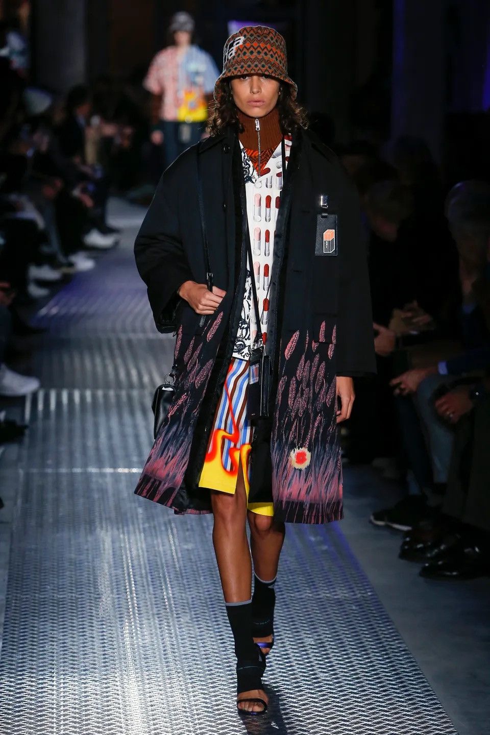 Prada 🔥RUNWAY🔥 2 in 1 Prada FW18 Printed Double Layer Jacket Size US M / EU 48-50 / 2 - 15 Thumbnail