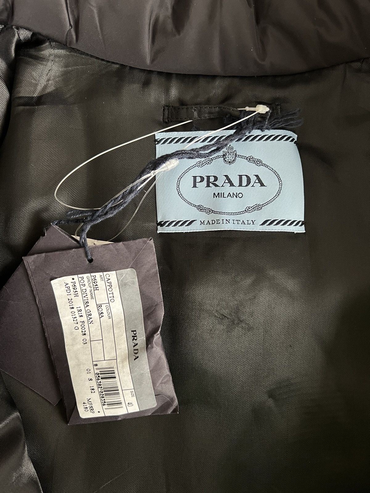 Prada 🔥RUNWAY🔥 2 in 1 Prada FW18 Printed Double Layer Jacket Size US M / EU 48-50 / 2 - 9 Thumbnail
