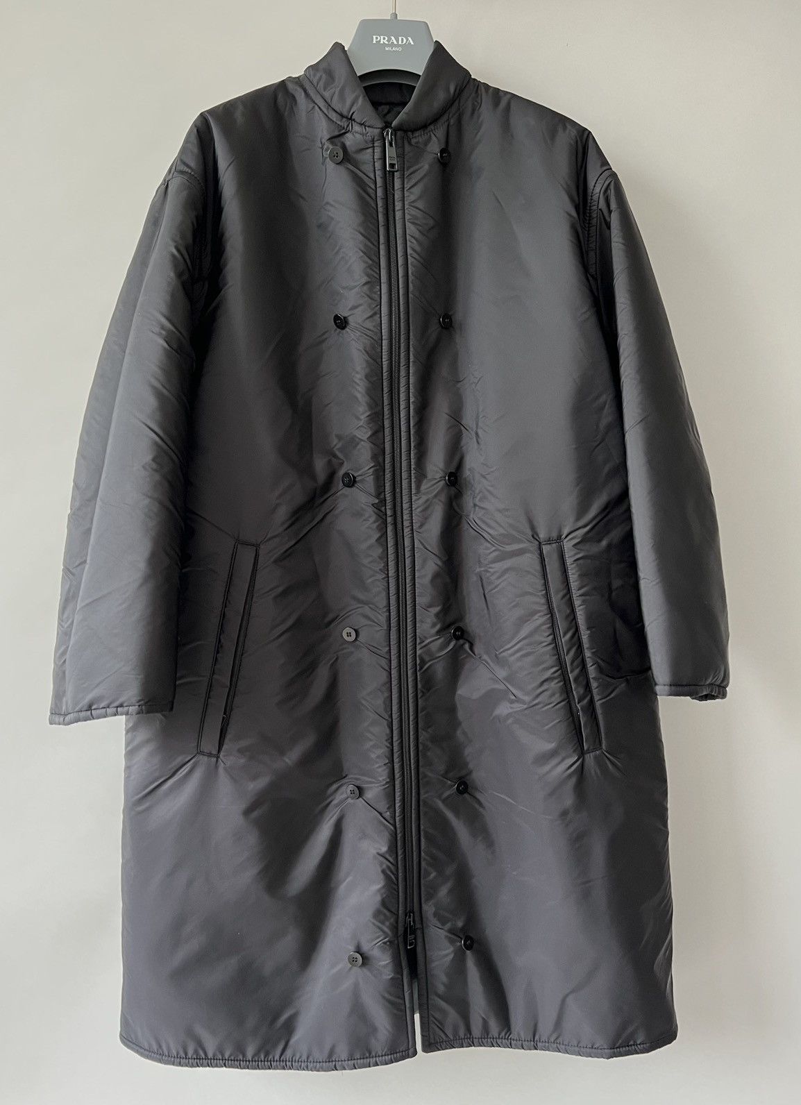 Prada 🔥RUNWAY🔥 2 in 1 Prada FW18 Printed Double Layer Jacket Size US M / EU 48-50 / 2 - 6 Thumbnail