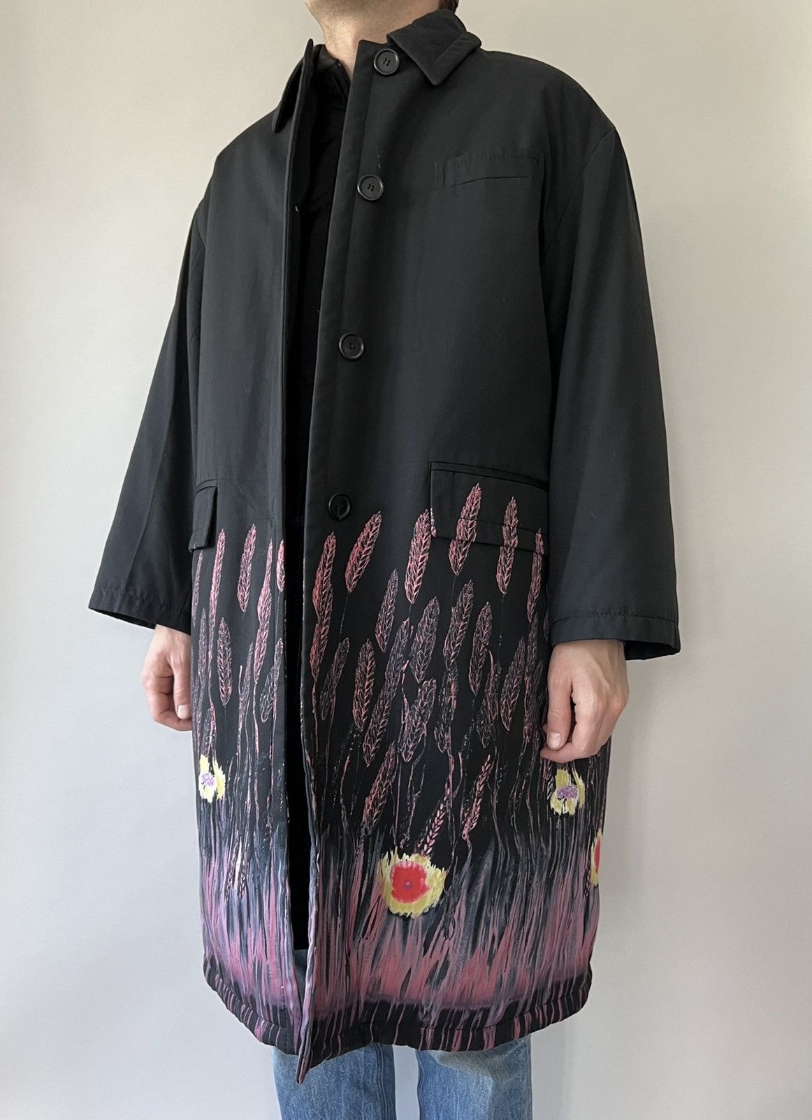 Prada 🔥RUNWAY🔥 2 in 1 Prada FW18 Printed Double Layer Jacket Size US M / EU 48-50 / 2 - 2 Thumbnail