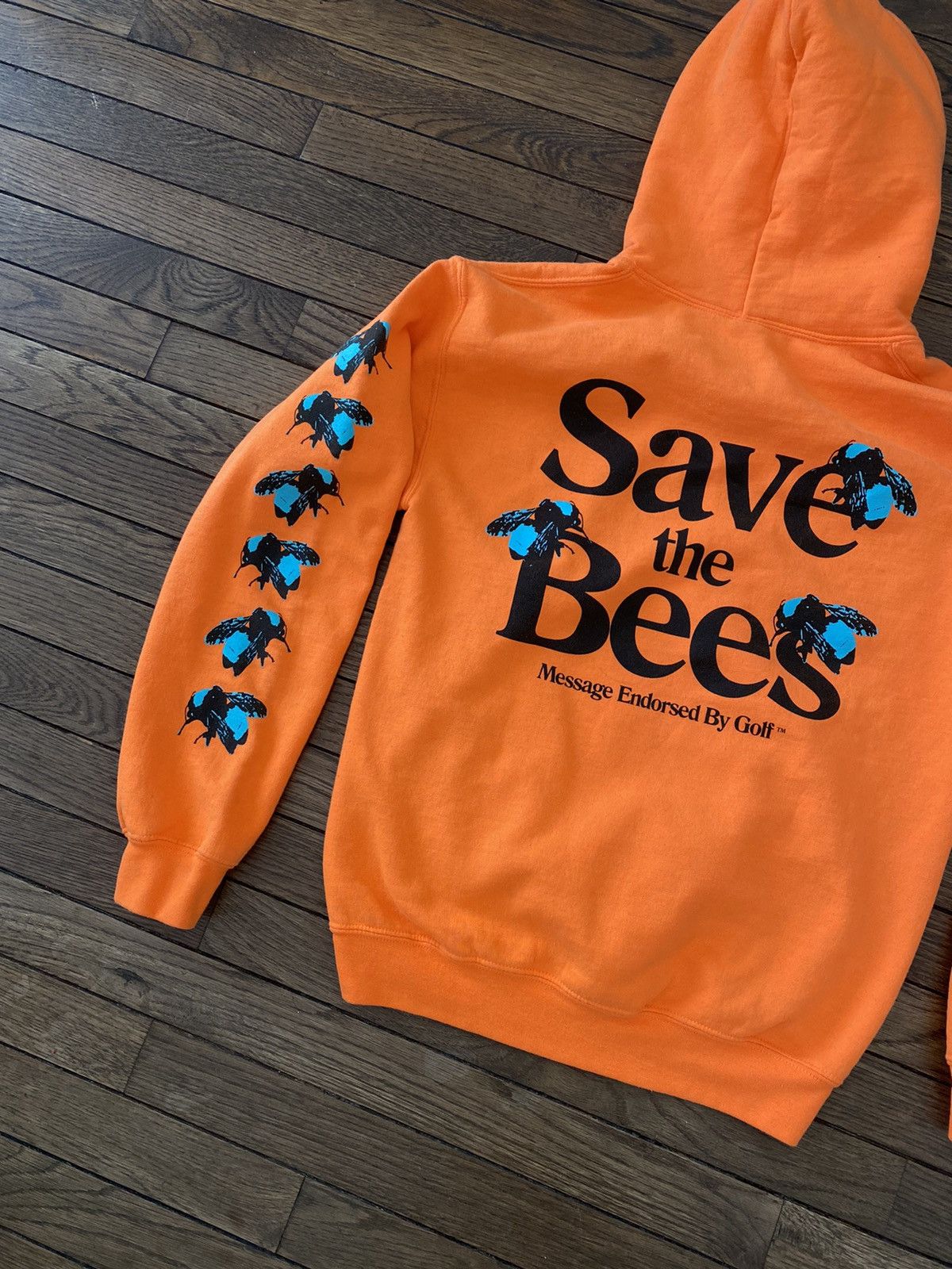 Golf Wang Golf Wang Save The Bees Hoodie Orange Small S ❄️🥣🧊 Cherry Size US S / EU 44-46 / 1 - 2 Thumbnail