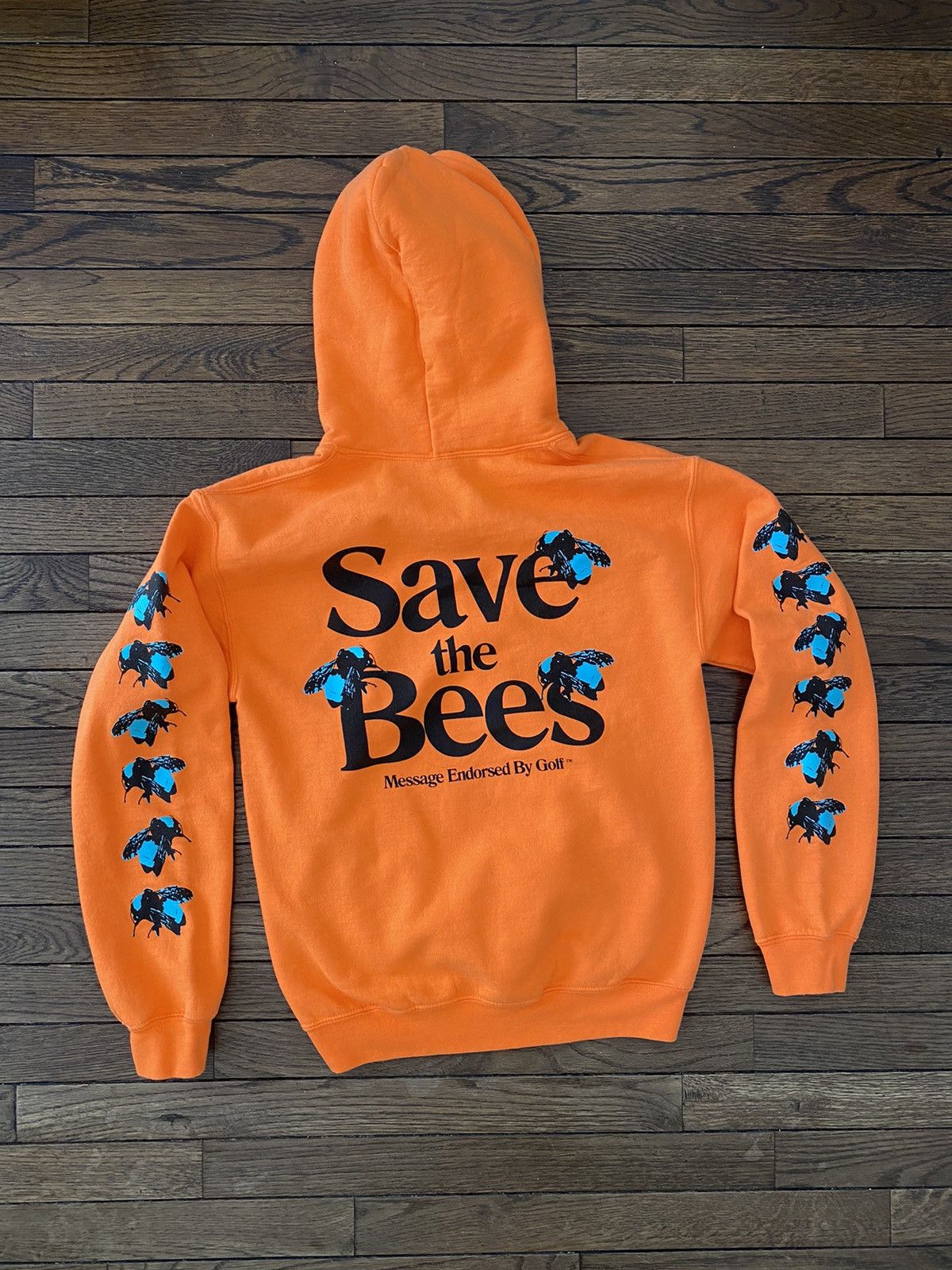 Golf Wang Golf Wang Save The Bees Hoodie Orange Small S ❄️🥣🧊 Cherry Size US S / EU 44-46 / 1 - 1 Thumbnail