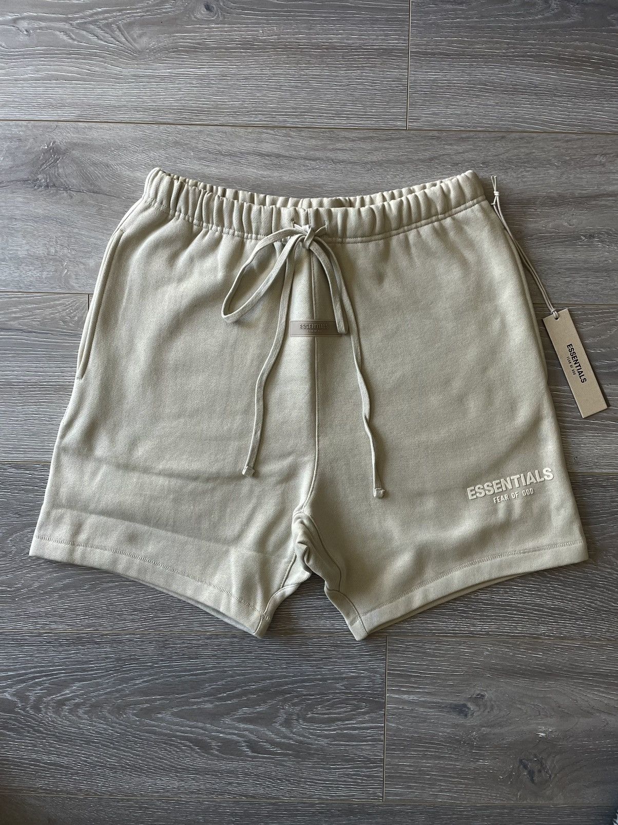 Image of Fear Of God Essentials Wheat Shorts, Men's (Size 36)