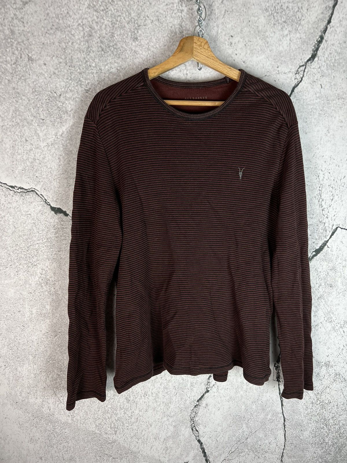 Allsaints Allsaints Distressed Mesh Long Sleeve like Rick Owens Size US M / EU 48-50 / 2 - 1 Thumbnail