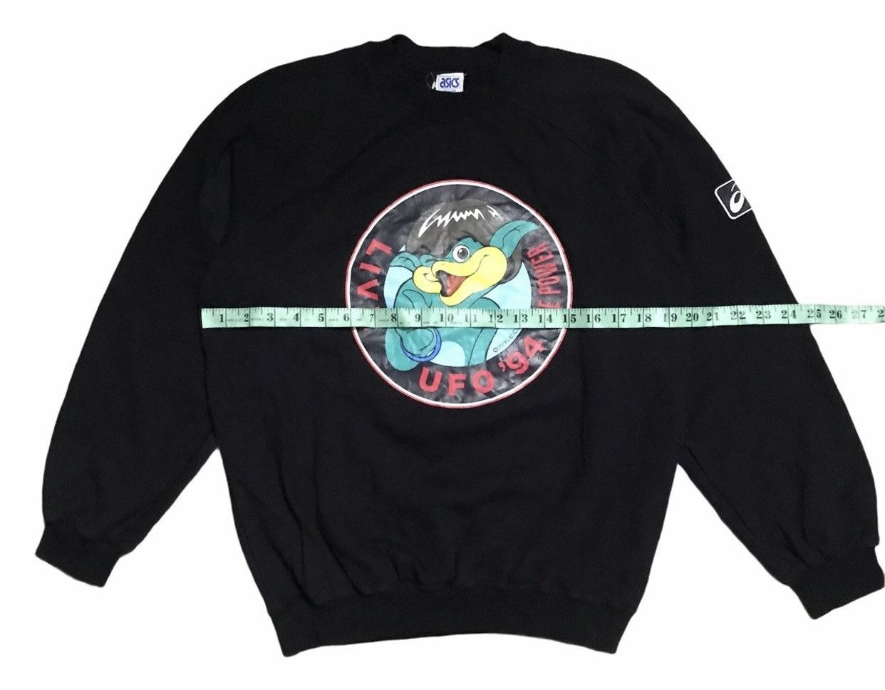 Asics × Japanese Brand × Vintage BIDDING ACCEPT‼️Vintage 90s Asics Sweatshirt Size US L / EU 52-54 / 3 - 7 Thumbnail