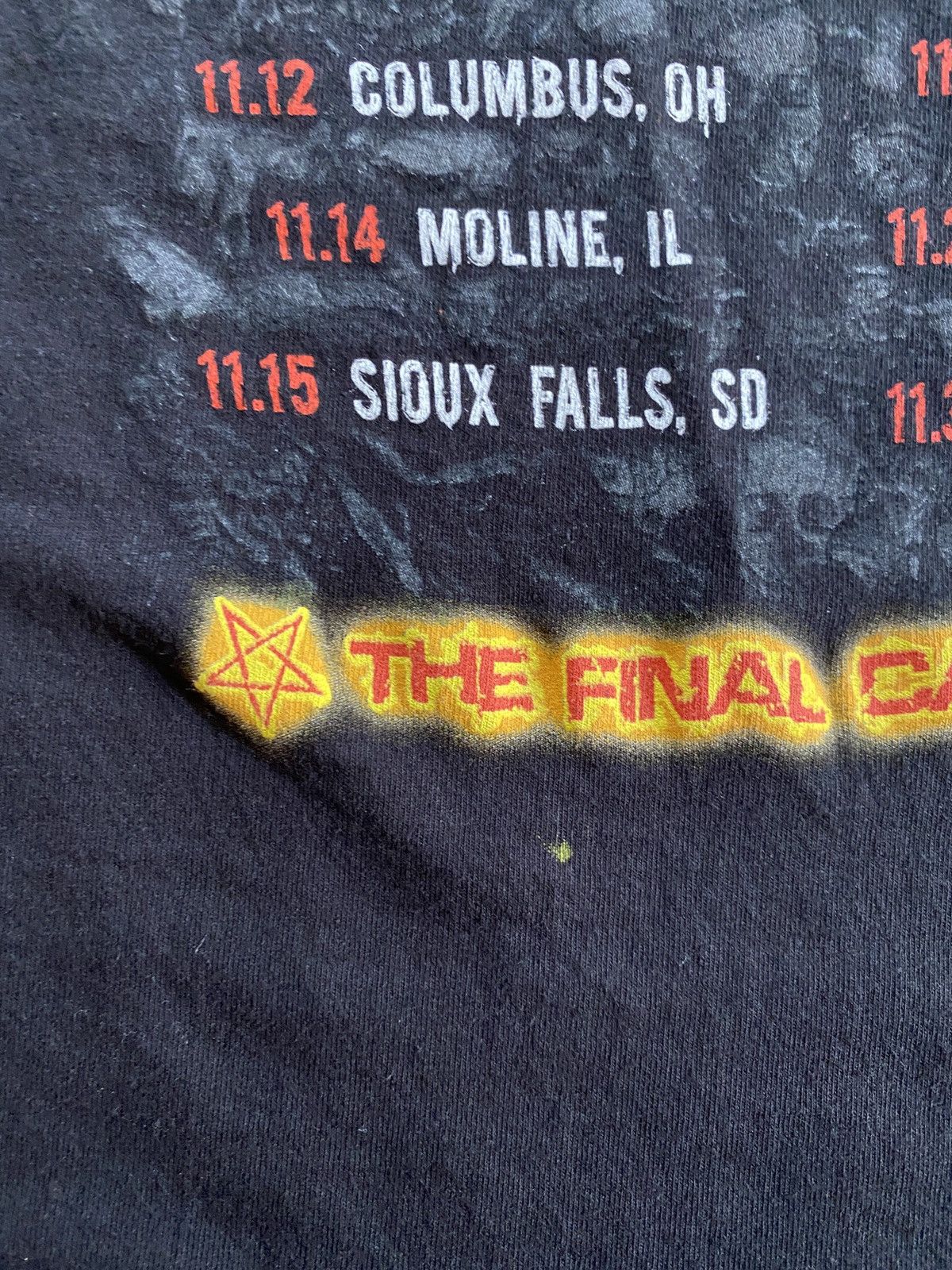 Slayer 2019 Slayer Final Tour US Tee Size US M / EU 48-50 / 2 - 19 Thumbnail