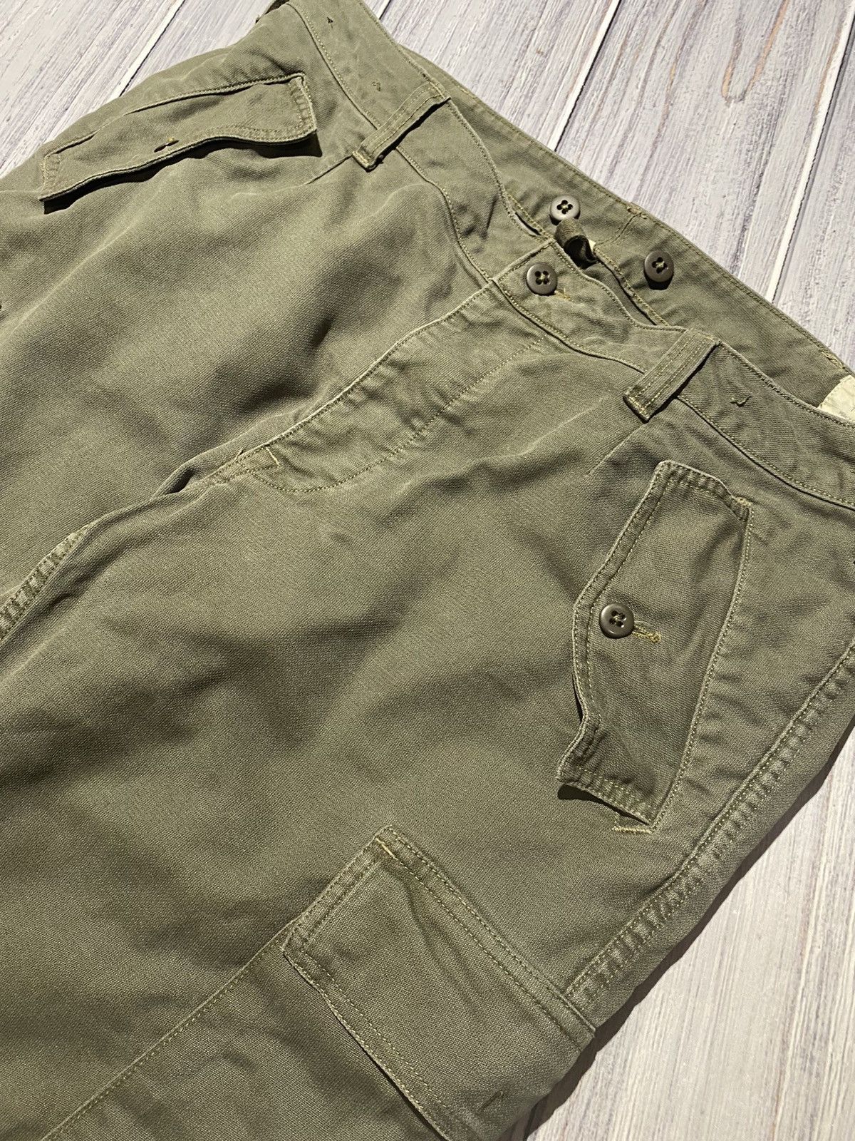 Denim & Supply Ralph Lauren Vintage Denim And Supply Ralph Lauren Cargo Pants Army USA Size US 38 / EU 54 - 4 Thumbnail