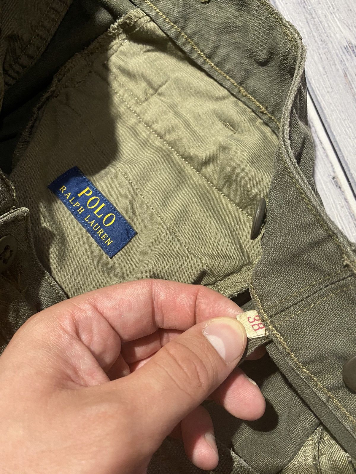 Denim & Supply Ralph Lauren Vintage Denim And Supply Ralph Lauren Cargo Pants Army USA Size US 38 / EU 54 - 14 Thumbnail