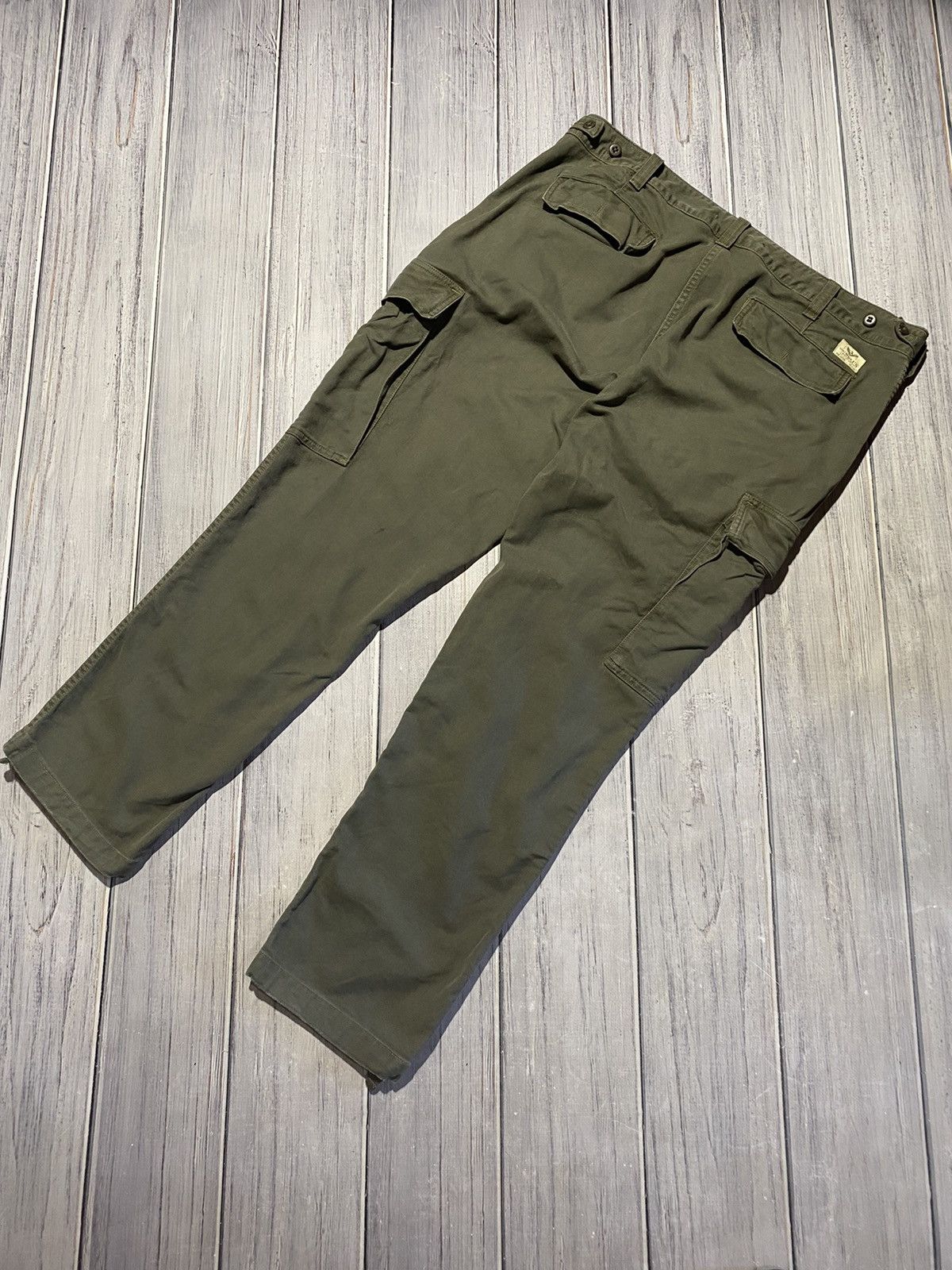 Denim & Supply Ralph Lauren Vintage Denim And Supply Ralph Lauren Cargo Pants Army USA Size US 38 / EU 54 - 8 Thumbnail