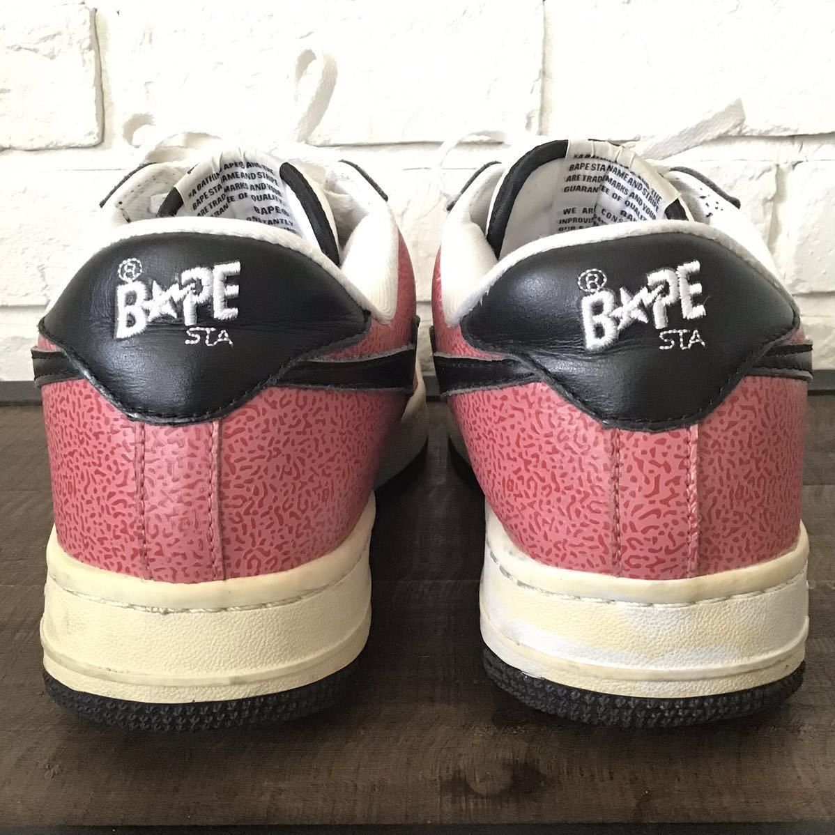 Bape Leather BAPESTA sneakers Red a bathing ape BAPE STA Size US 10 / EU 43 - 5 Thumbnail