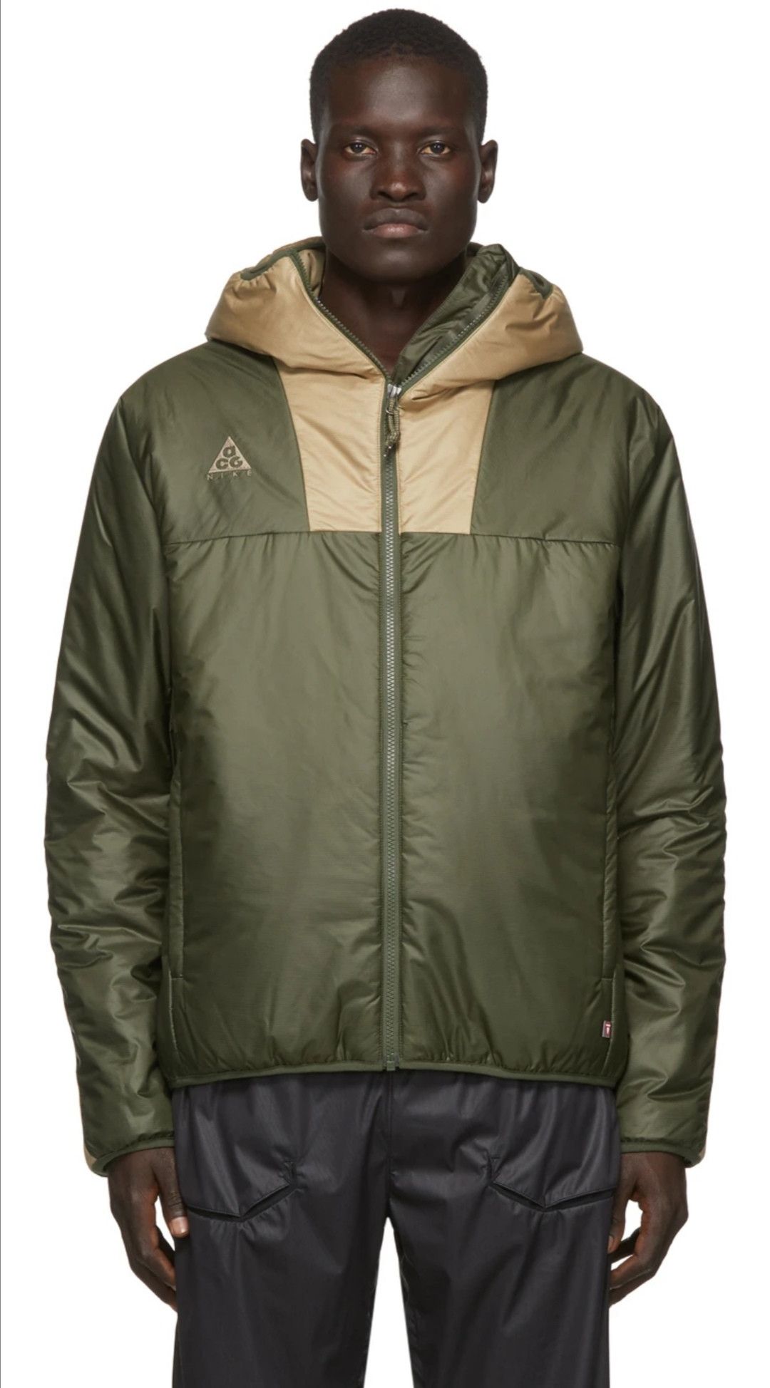 Nike ACG Nike ACG Khaki Insulated Jacket medium Size US M / EU 48-50 / 2 - 2 Thumbnail