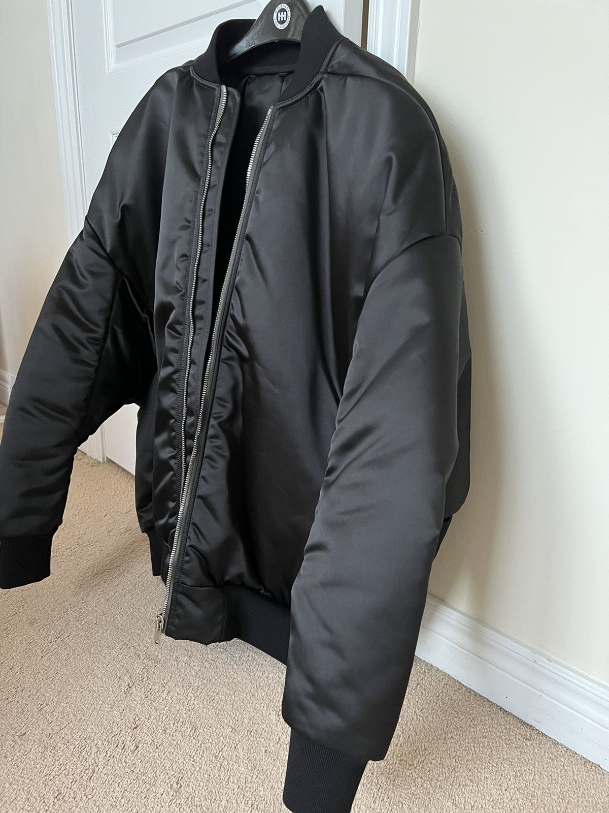 Rick Owens Rick Owens Black Jumbo Peter Bomber Jacket Size US M / EU 48-50 / 2 - 5 Thumbnail