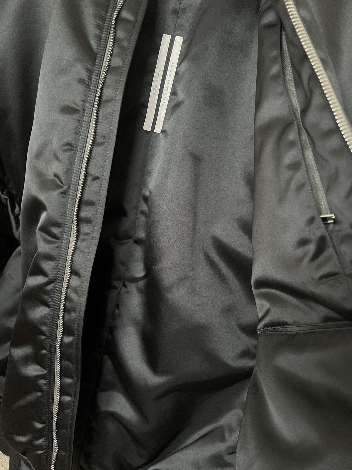 Rick Owens Rick Owens Black Jumbo Peter Bomber Jacket Size US M / EU 48-50 / 2 - 7 Thumbnail